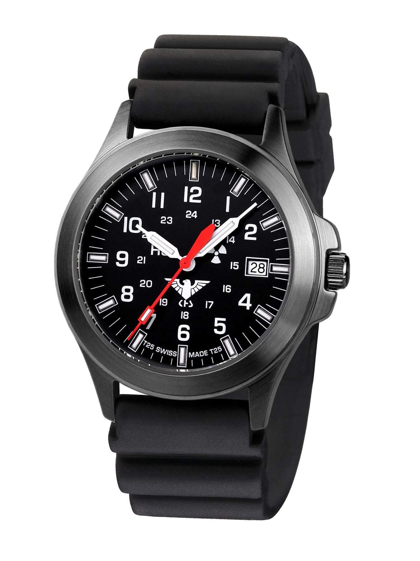 KHS Mens Watch Black Platoon Titanium BPT.DB