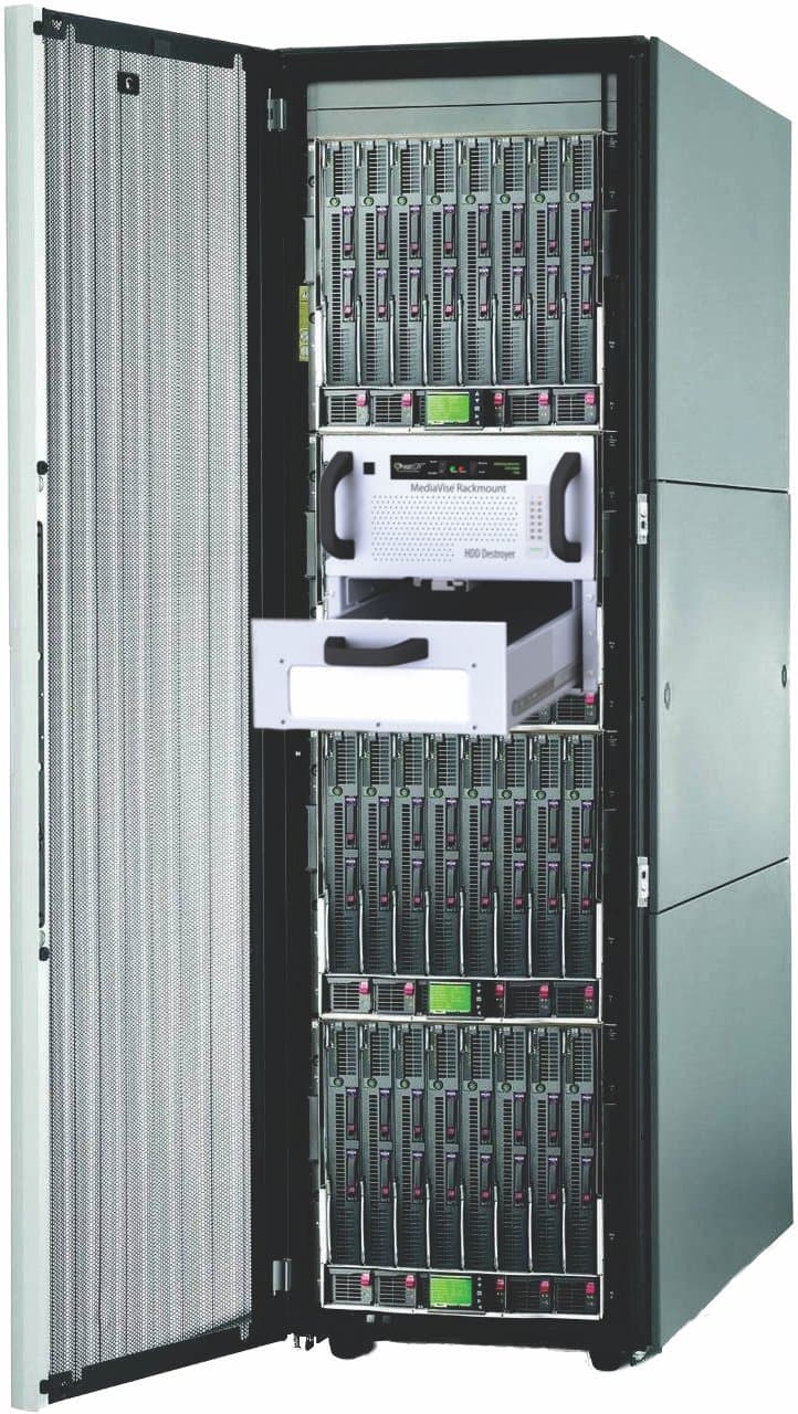 MediaVise Rackmountable Hard Drive Destroyer