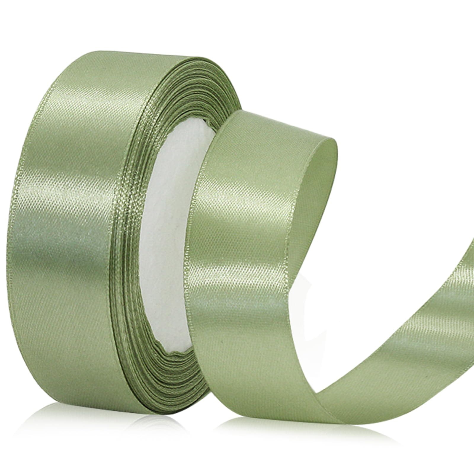 1 Inch Sage Ribbons for Crafts
