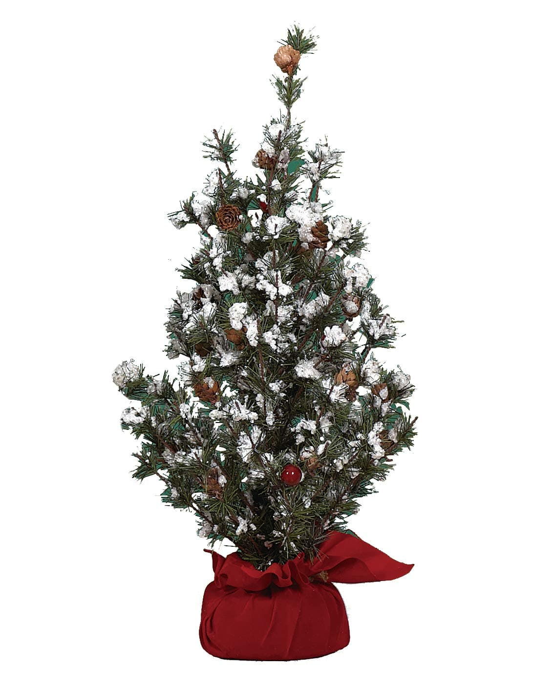 Transpac Imports D1966 Medium Tree in Gift Bag with Berries Decor Green
