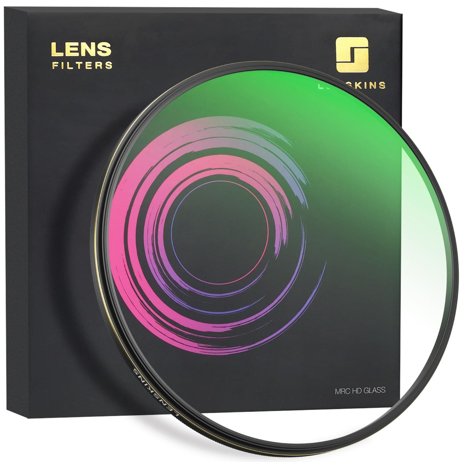 LENSKINS 77mm UV Protective Filter, 28-Layer Multi-Resistant Nano Coated, Ultra Slim, German Optics, Weather-Sealed, HD Clear Glass Ultra Violet Filter, Camera Lens Protector with Lens Cloth
