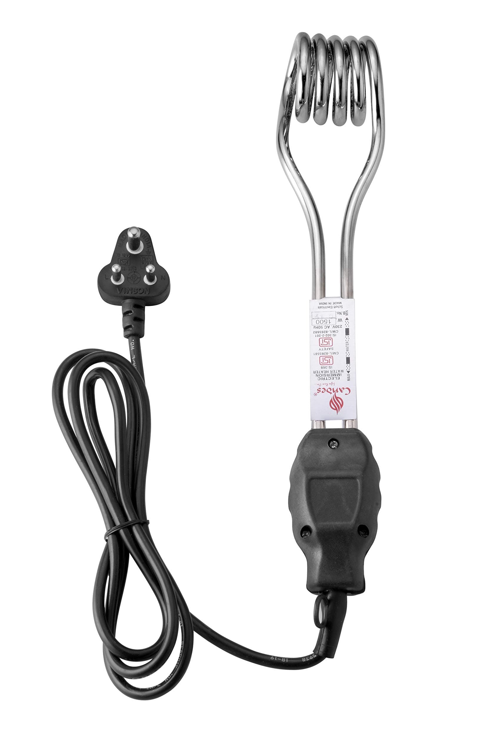 Candes Magic Mark Shock-Proof & Water-Proof 1500 W Immersion Heater Rod