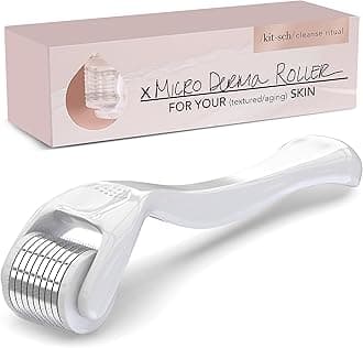 Kitsch Derma Roller – Skin Care Tool & Face Roller for Boosting Absorption of Serums & Oils - Beard Derma Roller for Men - Easy-to-Use Beauty Roller for Skin, Beard & Hair Growth