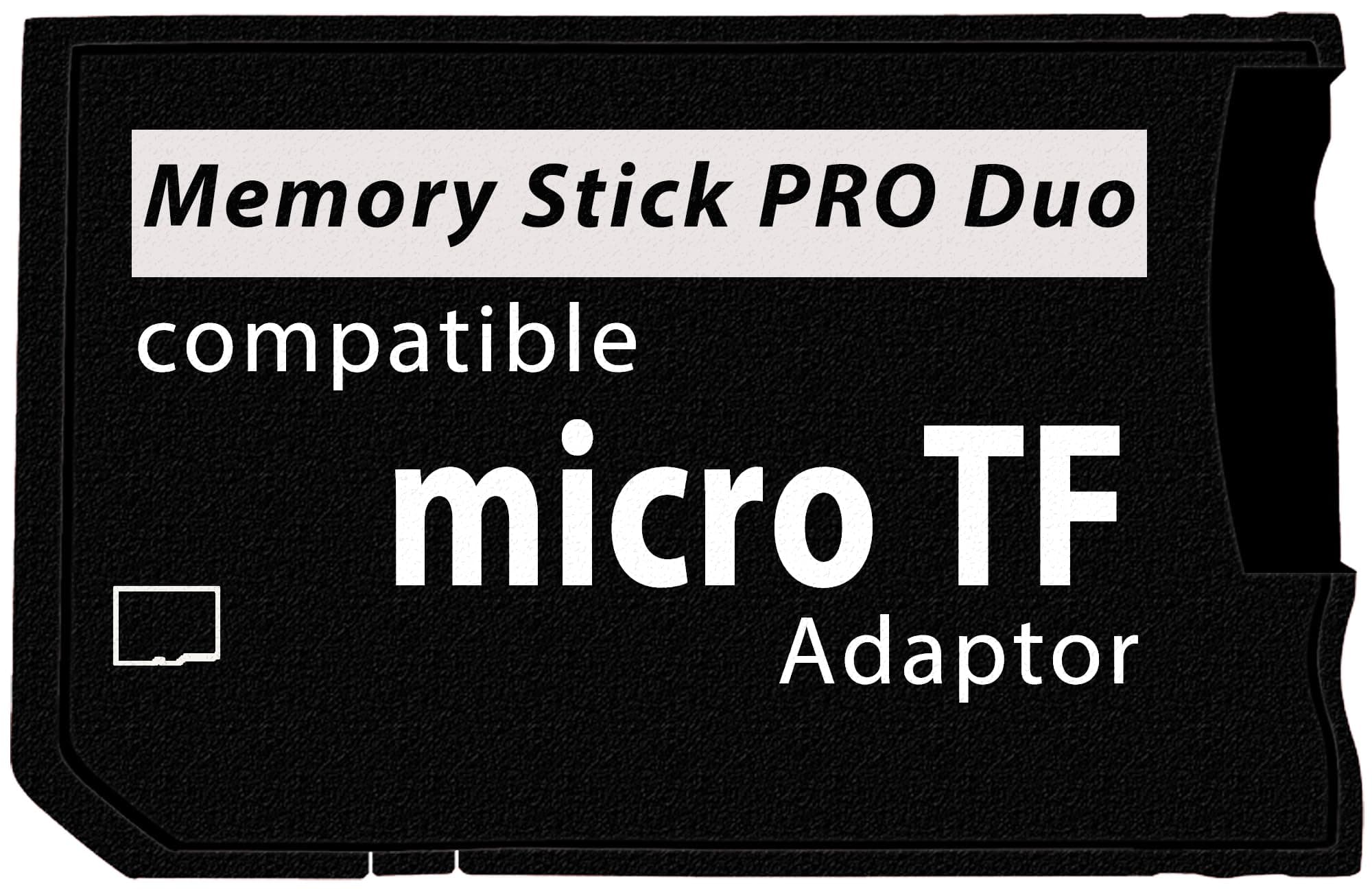 PSP 1000, PSP 2000, PSP3000 Memory Stick Adapter, Micro SD to Memory Stick PRO Duo MagicGate Card for,Handycam, Camera, Sony Playstation Portable