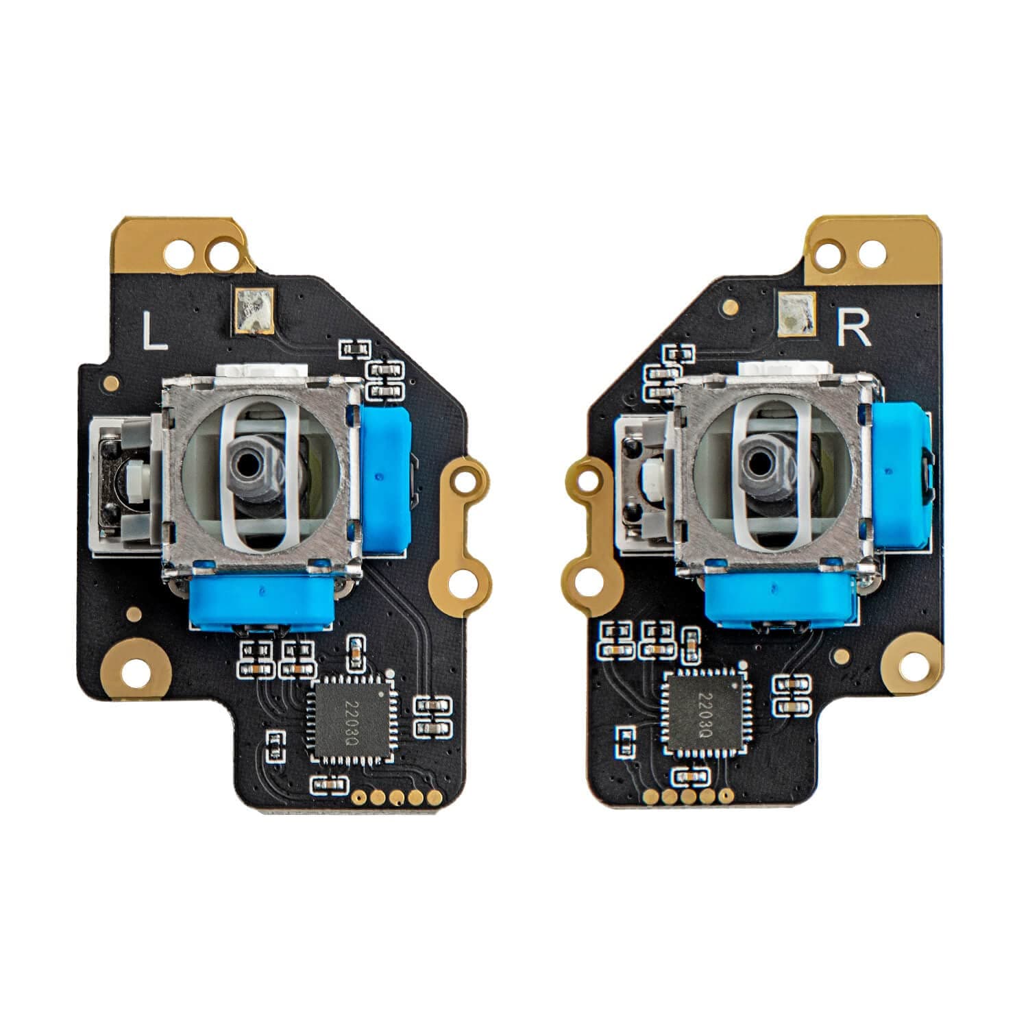 Electromagnetic Joystick Replacement for Steam Deck, Electromagnetic Joystick Repair Kit with Hall Effect Sensor, Joystick Module Left/Right Thumbstick Analog Joystick（Only for MEDA model)