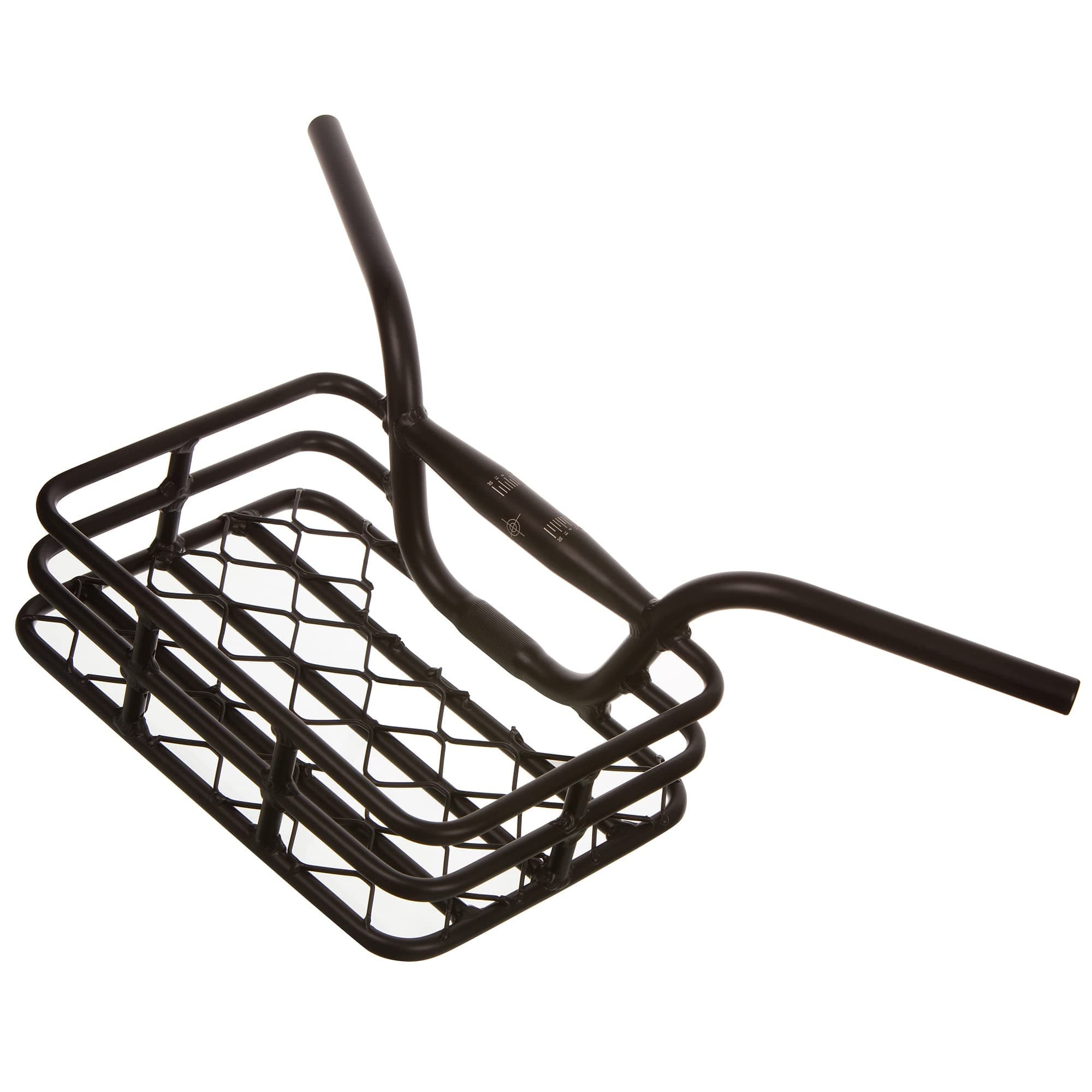 EVO, Brooklyn, Integrated Basket/Handlebar, Clamp Size 31.8mm/Upper & 25.4mm/Lower, Width: 648mm, Basket Dimension: 230 X 335m, Black, max Weight 10kg/22lbs - 720566-01