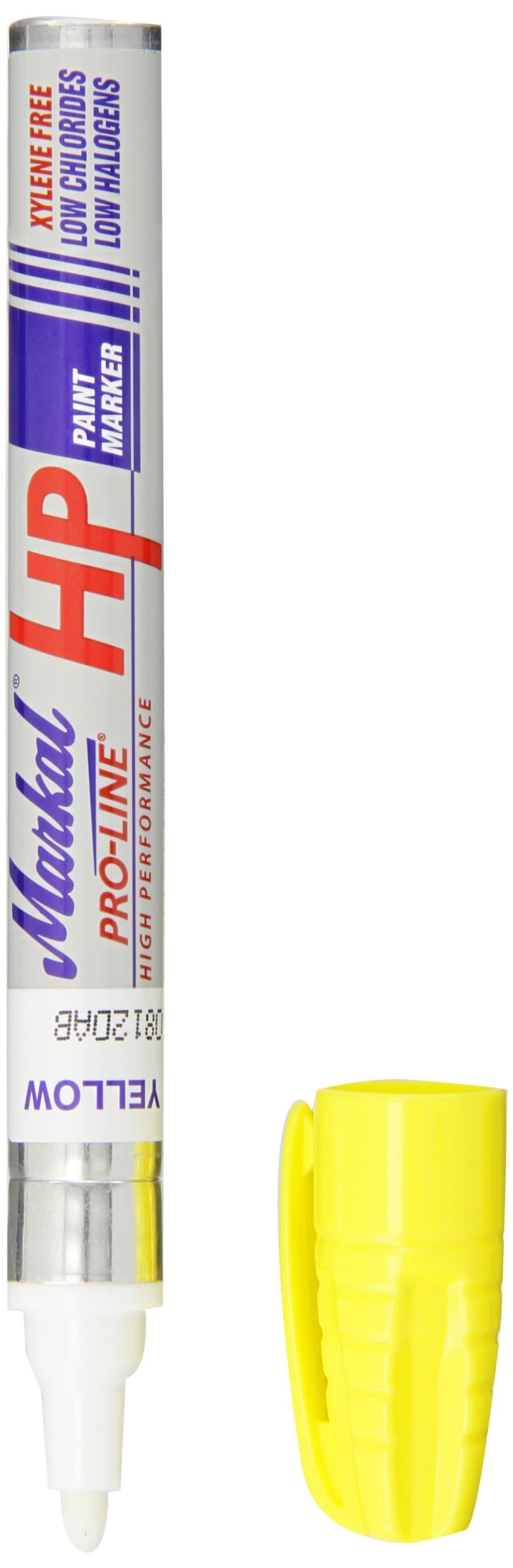 Markal Pro-Line HP High Performance Liquid Paint Marker with 1/8 Bullet Tip Yellow (Pack of 12)