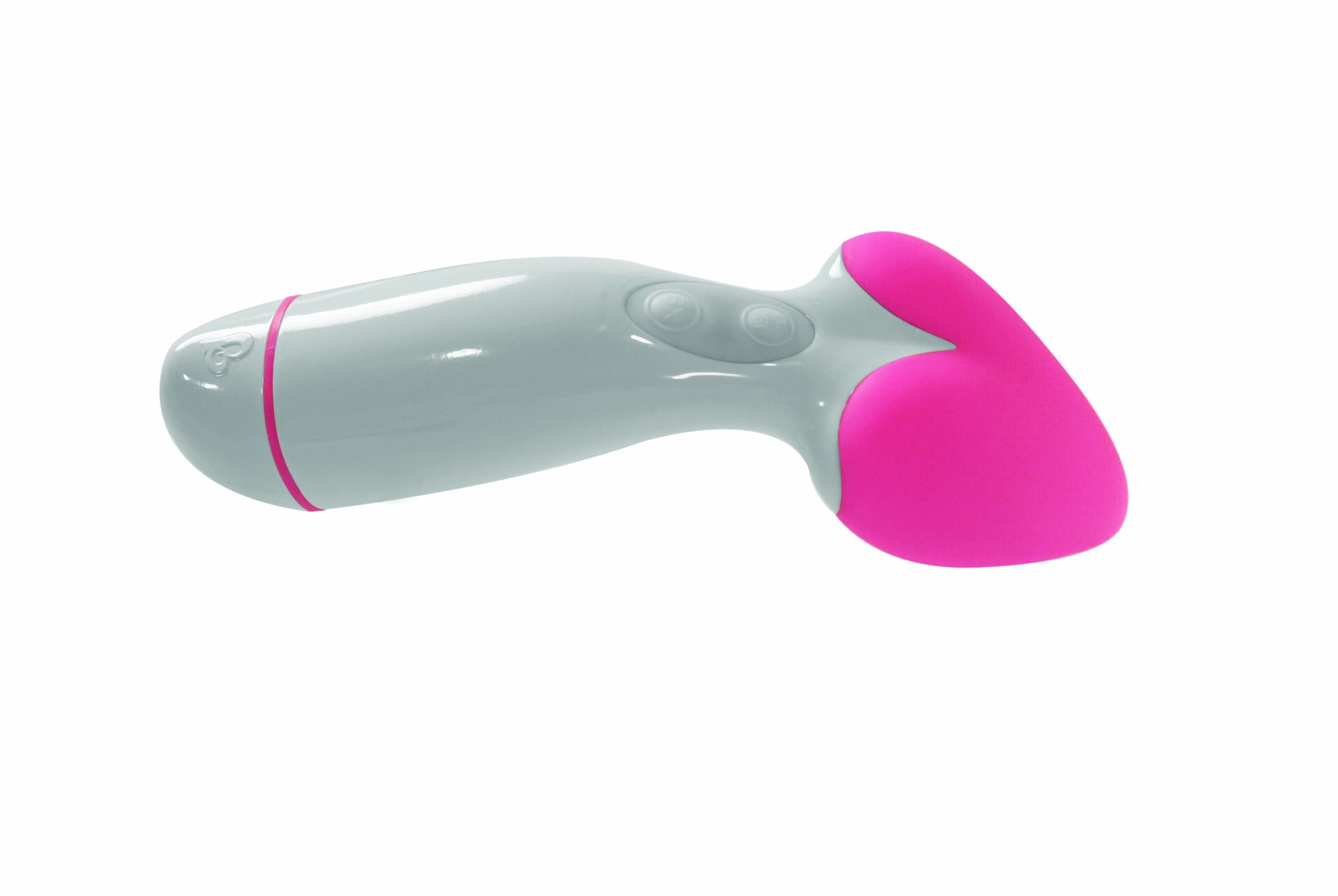 Rocks Off Luv Massager, White/pink