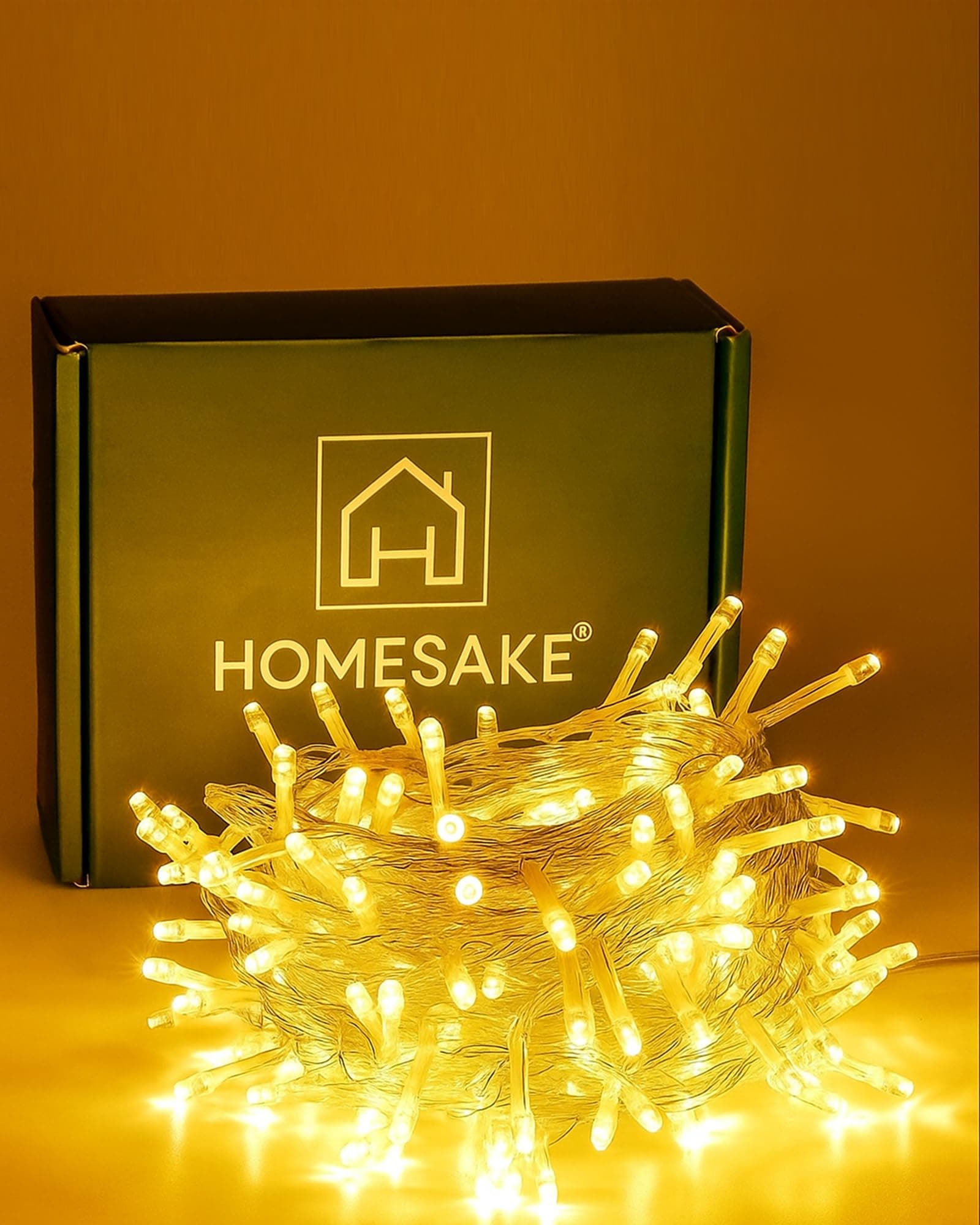 36 Feet Long 40 LED Power Pixel Serial String light Fairy Lights, Plug Sourced, Home & Outdoor light for christmas tree light corner Home, ornament setup festive decor (Pack of 1 Warm White)