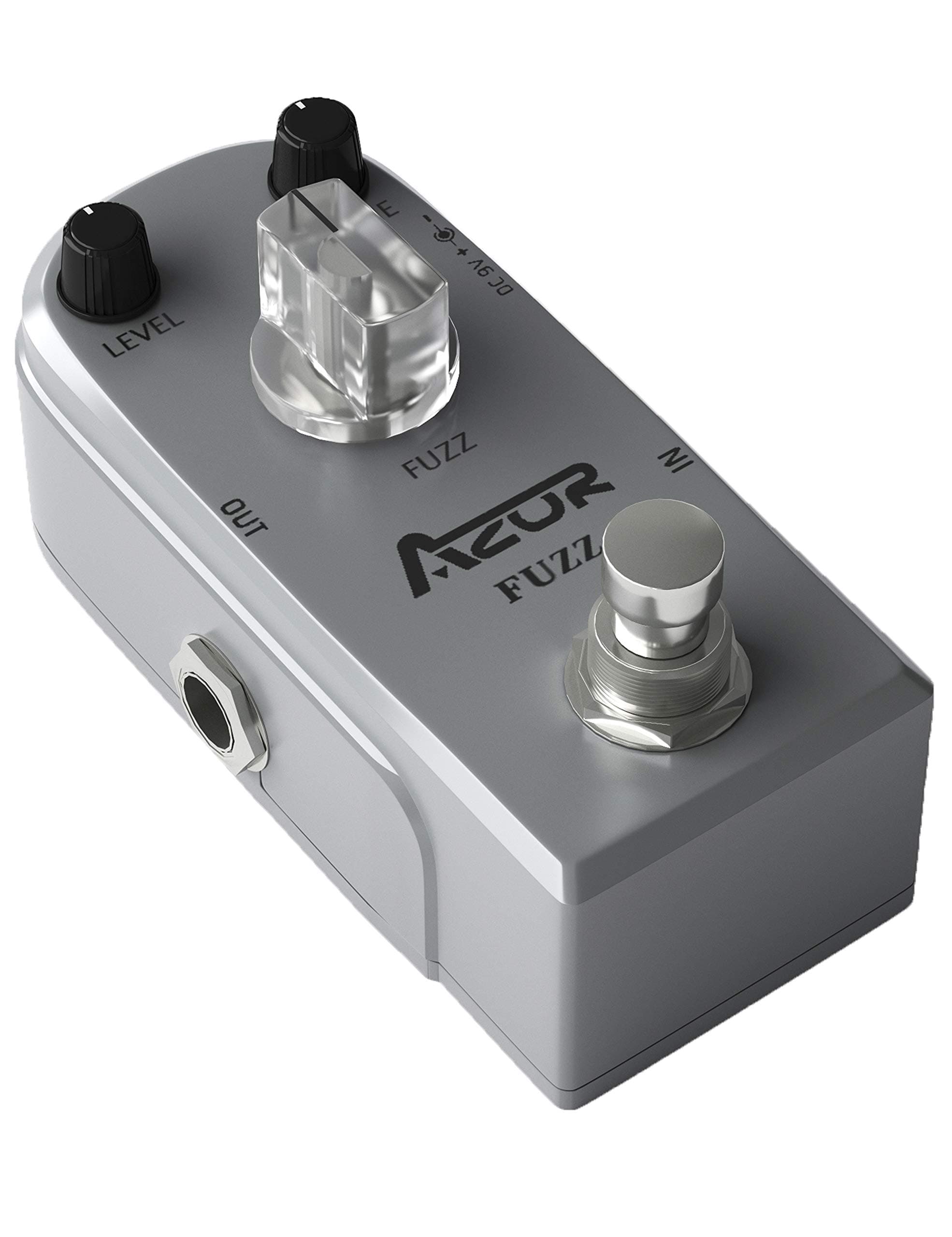 AZOR Fuzz Guitar Effect Pedal Mini Pedal with True Bypass Aluminium-Alloy AP-303