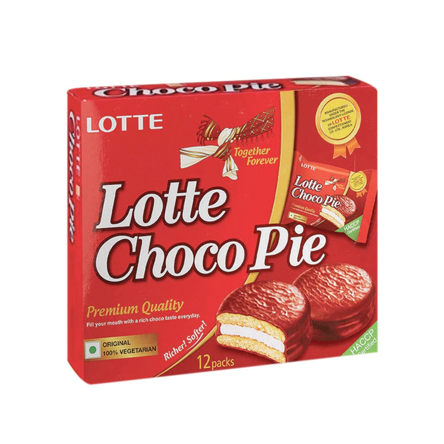 Lotte Premium Quality Chocolate Pie, 336g