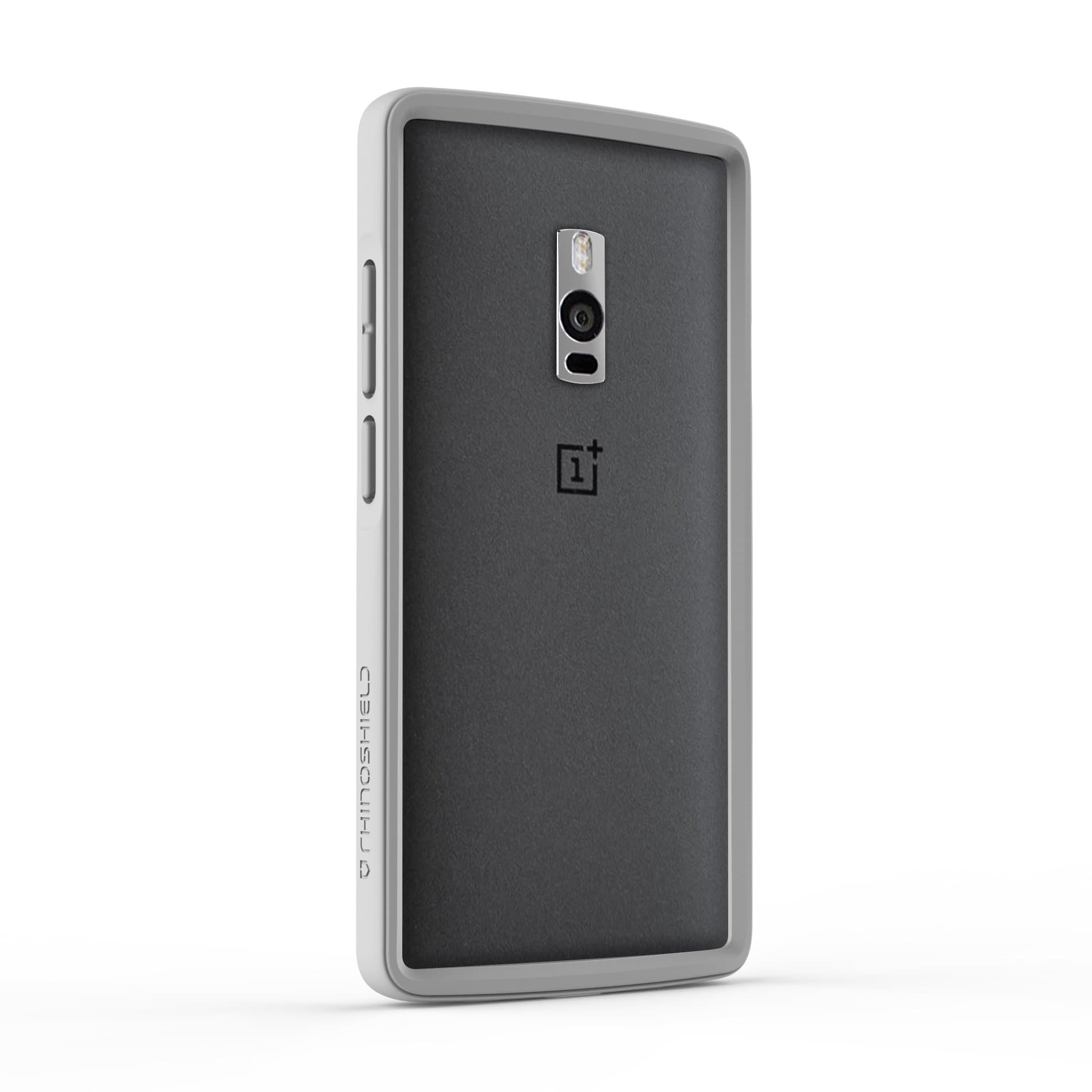 RhinoShield OnePlus 2 Case [White] CrashGuard Bumper [11 Ft Drop Tested] NO Bulk [EggDrop Technology] The Only Thin & Lightweight Yet Protective Bumper Case for OnePlus 2