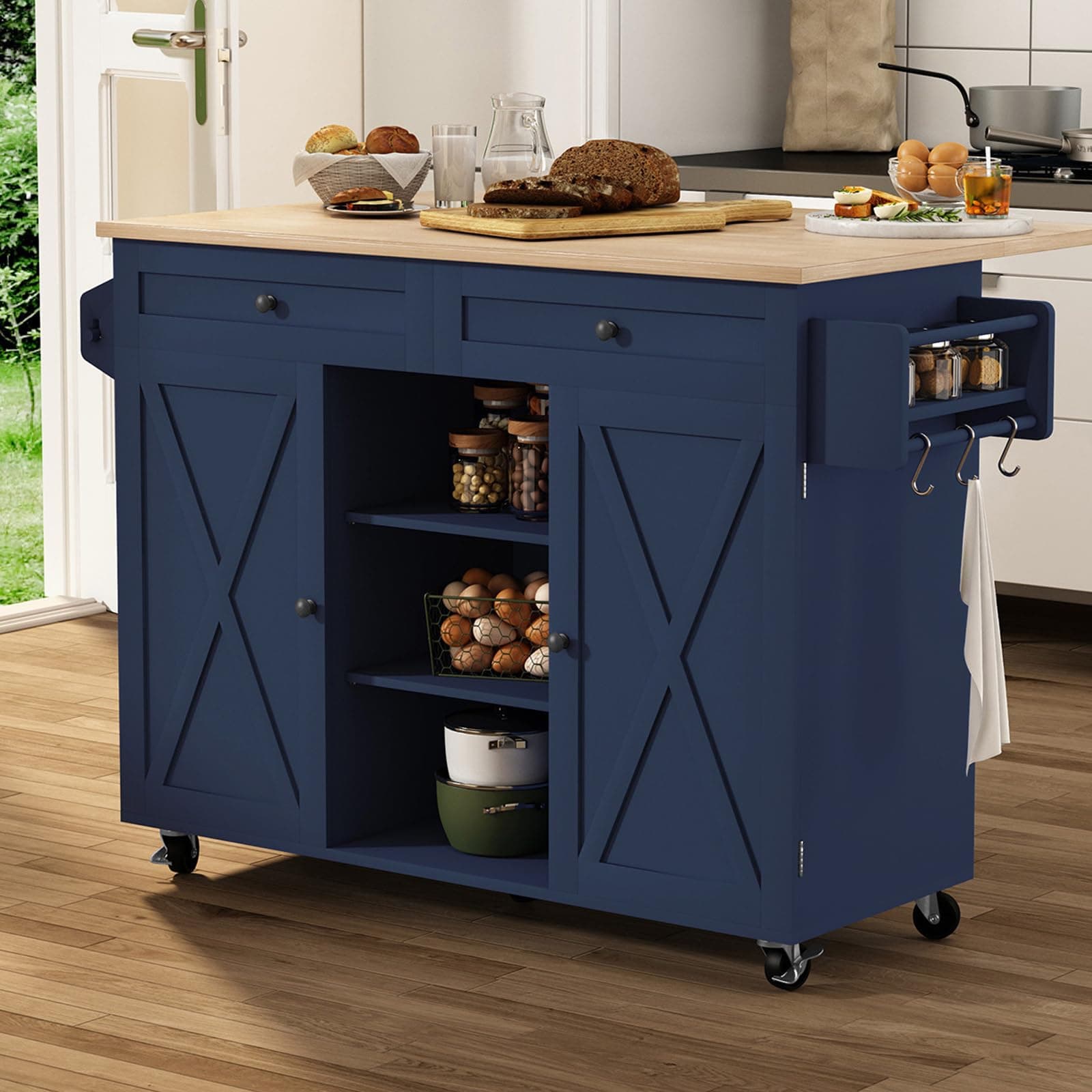 HLR Kitchen Island On Wheels