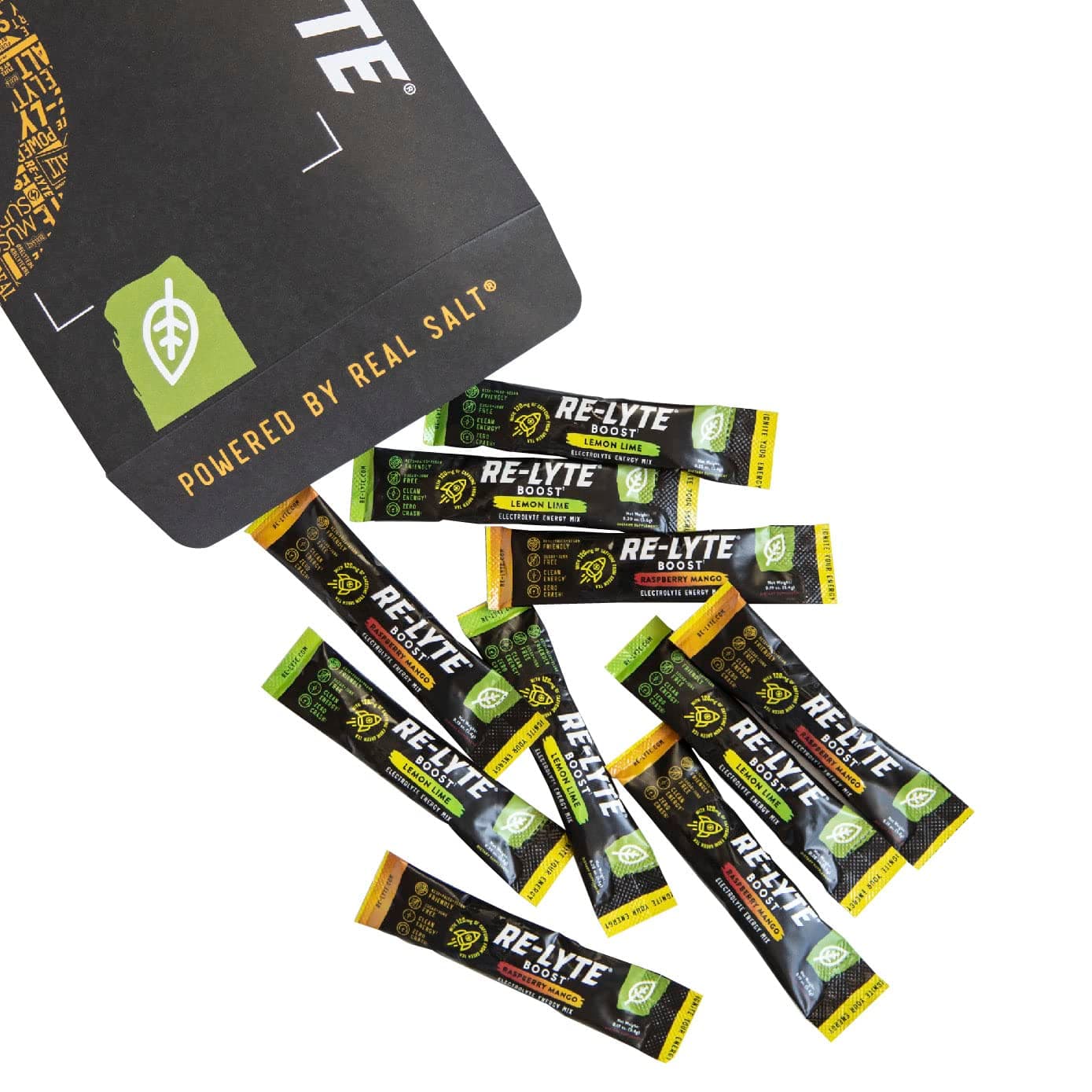 REDMOND Re-Lyte Energy Stick Bundle, (5 Lemon Lime, 5 Rasp Mango)