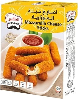 Al Kabeer Mozzarella Cheese Sticks, 250 g