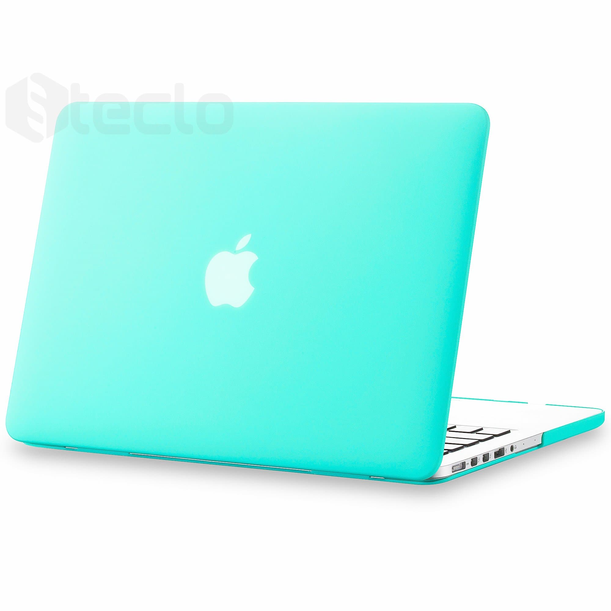 Steklo - MacBook Pro 13.3" Retina Display Case Rubberized Hard Cover (Models: A1502 and A1425) Shell - TEAL Hot Blue