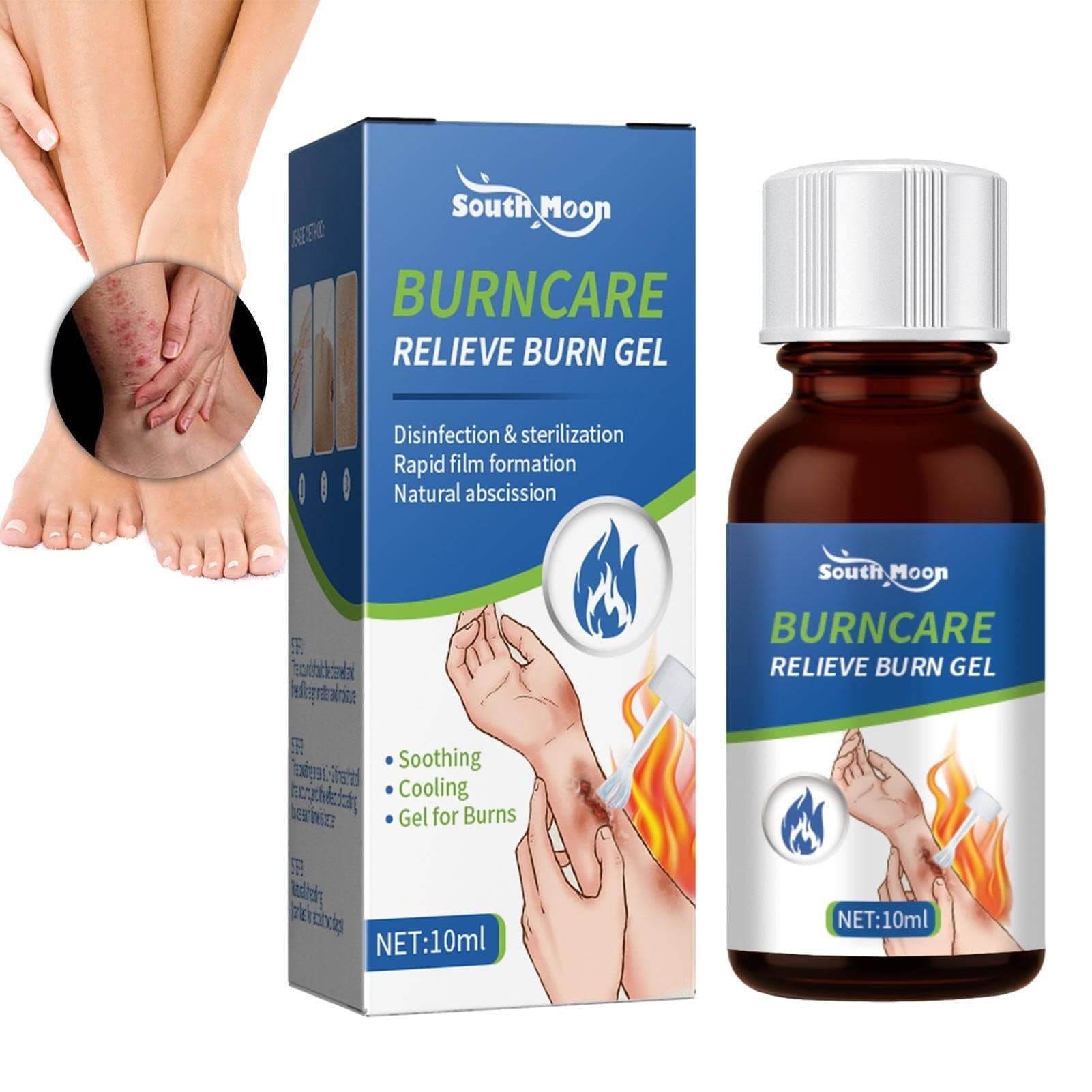 – Burn Cream Packets | 10ml Transparent Burn Ointment,Natural Burn Dressing, Gentle Life Essentials for Small Burns, Scalds, Cuts, Scrapes, and Sunburns