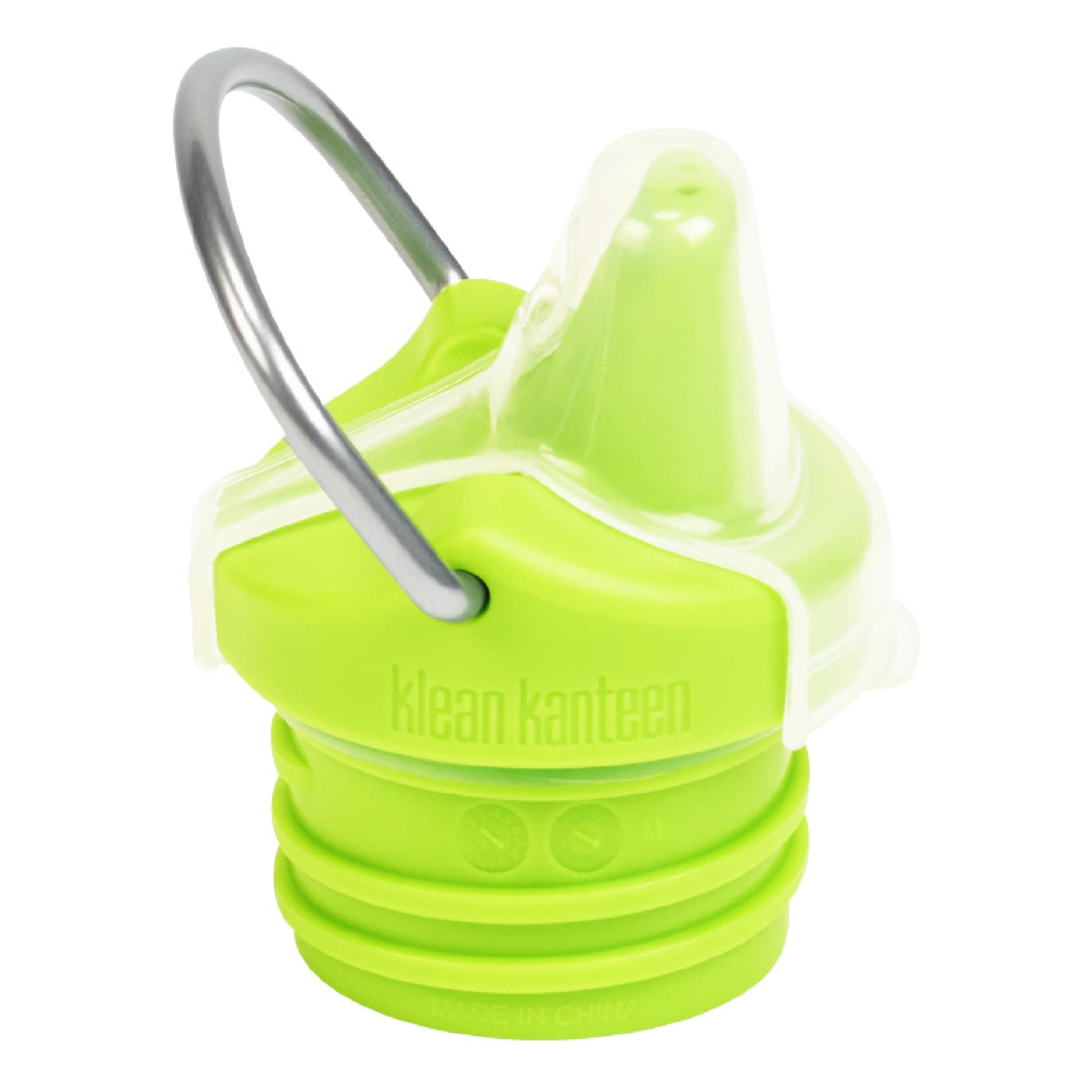 Classic Kid Sippy Cap - Lid Replacement for Kid Water Bottle - Easy Clean - Great for Outdoor Activities - BPA Free - Green