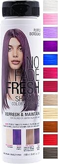 Hair Color Depositing Shampoo with BondHeal Bond Rebuilder - Maintain & Refresh Color, Temporary Hair Color Dye - Sulfate, Paraben, and Ammonia Free (Purple)