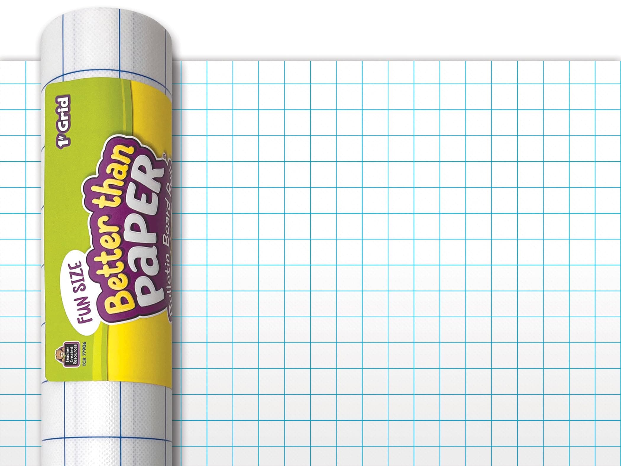 Teacher Created Resources Fun Size 1" Grid Better Than Paper Bulletin Board Roll (TCR77906)