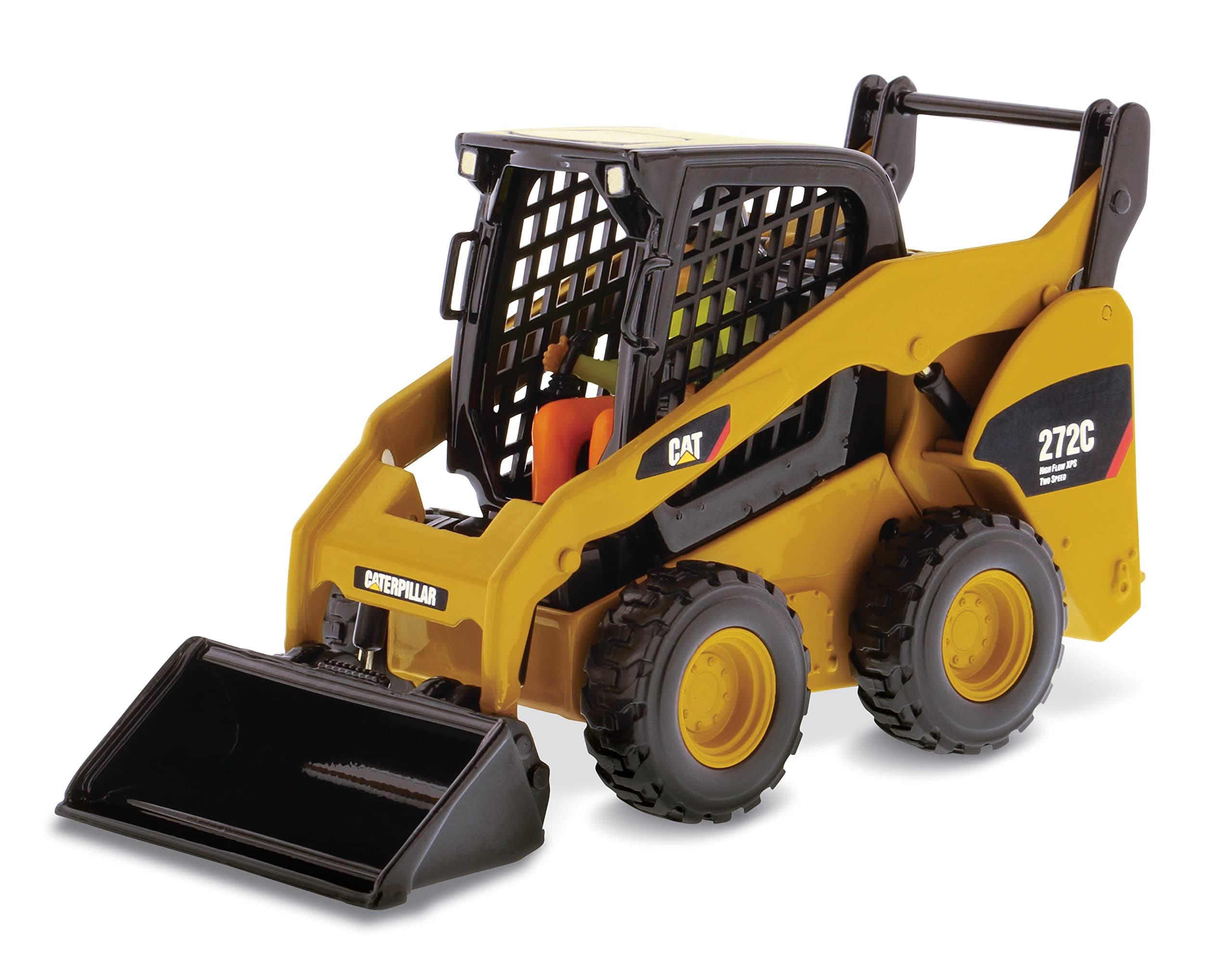 1:32 Caterpillar 272C Skid Steer Loader - Core Classics Series 85167C (Comes with Pallet Fork and Grapple Bucket Attachment)