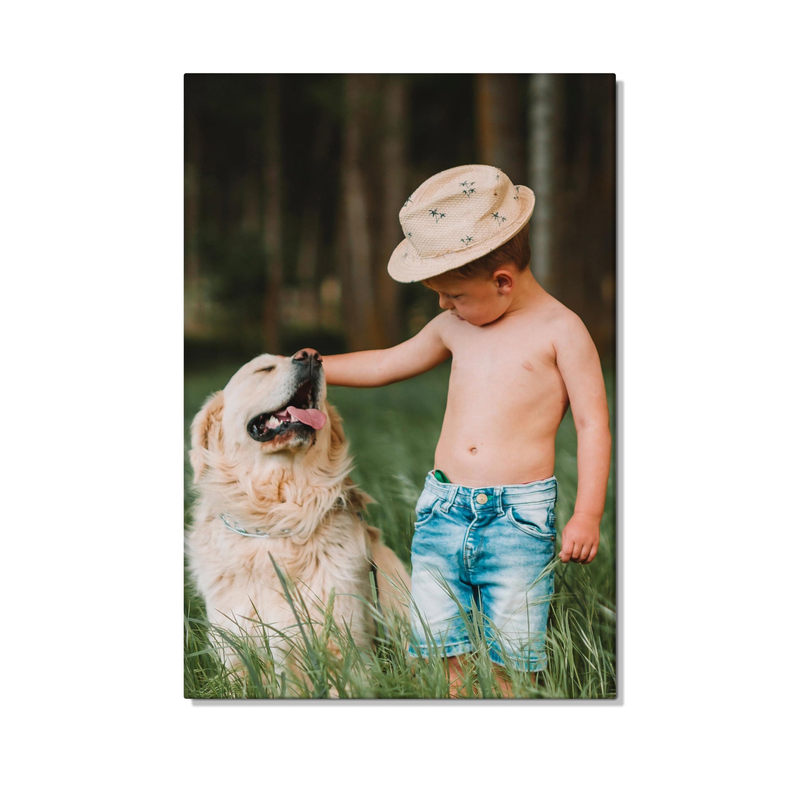 Ships in 24 Hours Personalized Custom Canvas Prints with Photos - Photo to Canvas Wall Art, Floating Frames Deep Brown Light Brown White Black Frameless, Thick Frames, Houston USA Made