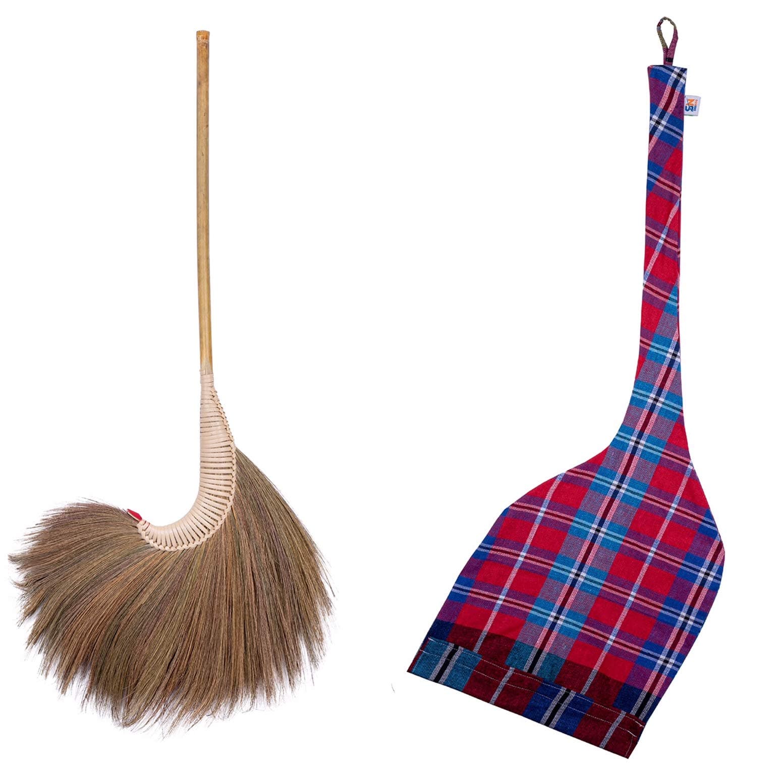 Natural Grass Broom 100% Handmade (Contemporary)