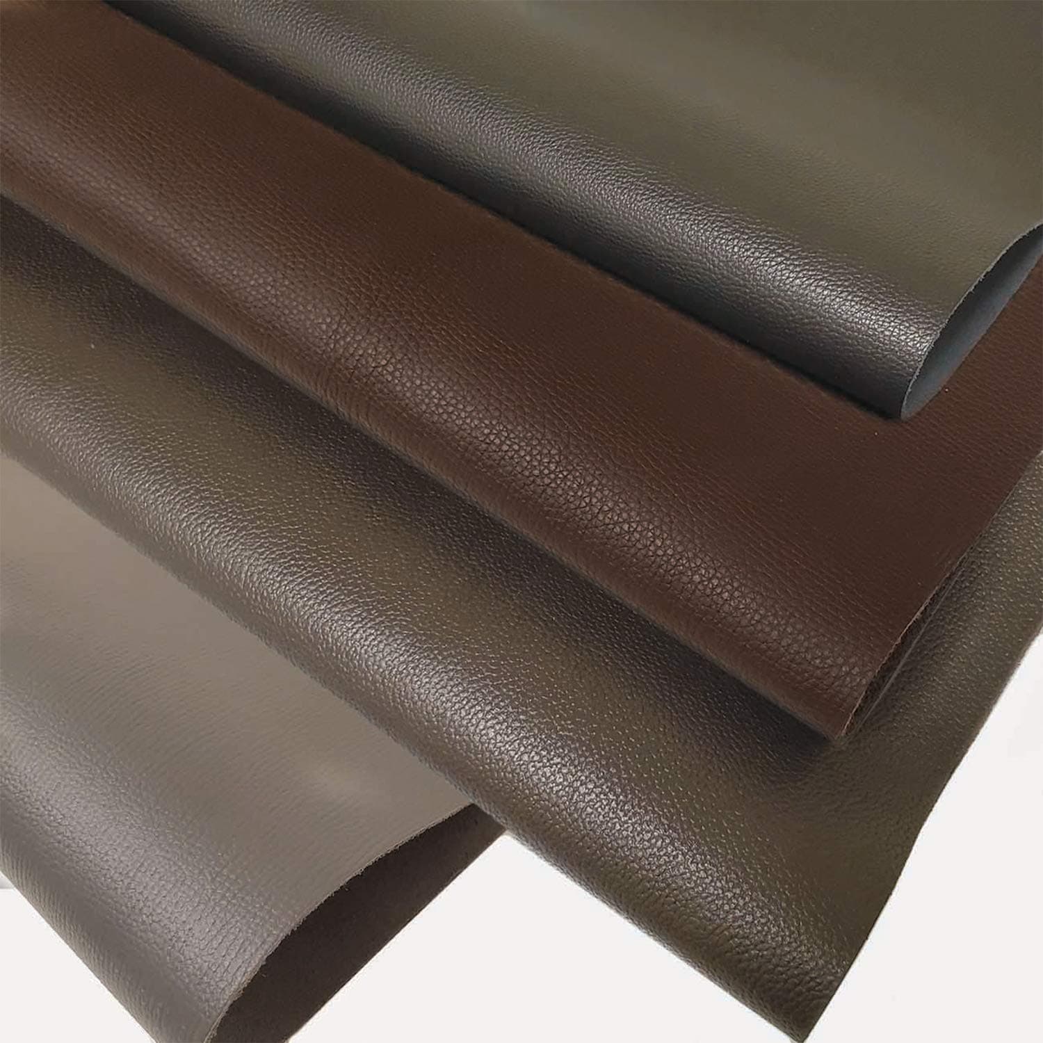 INCIRCLE Tooling Leather Square – Real Cow Skins, 2.2 Square FEET Grade"A" for All Patch, Crafts & Arts (Black)