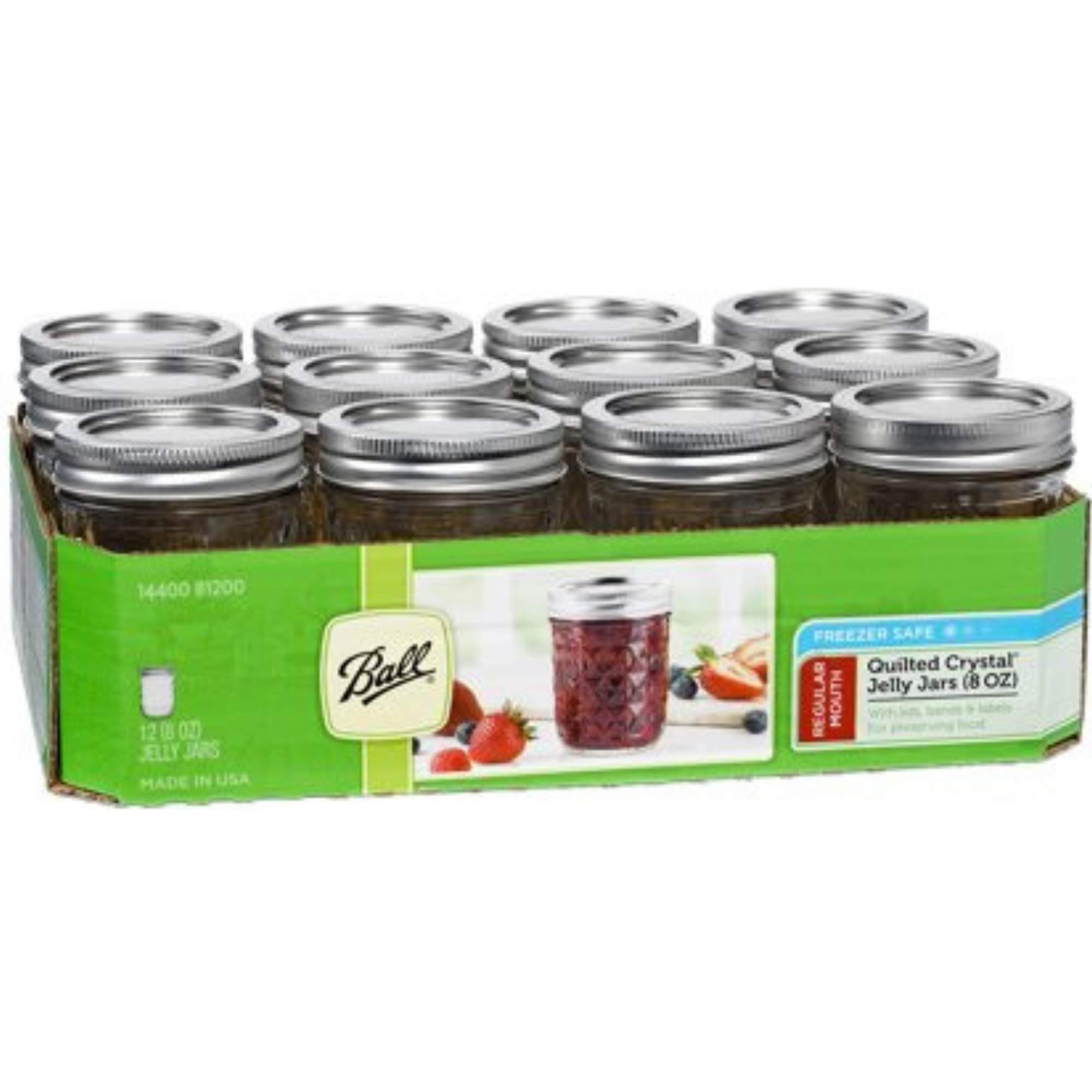 Ball Mason 12 Jar with Lid-Regular Mou