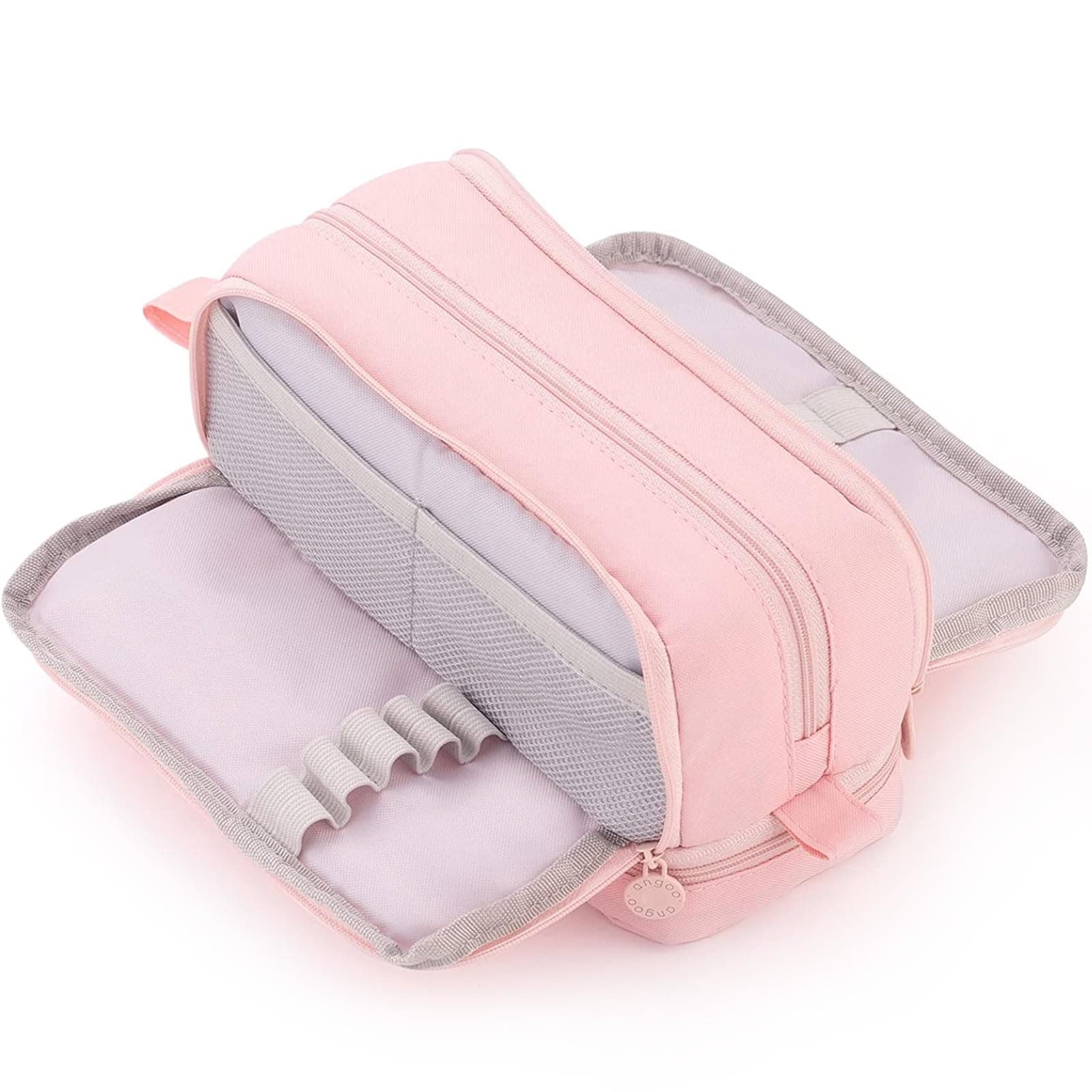 CICIMELON Large Capacity Pen Pencil Case with 4 Compartments, Multi-Slot Pencil Pouch Bag