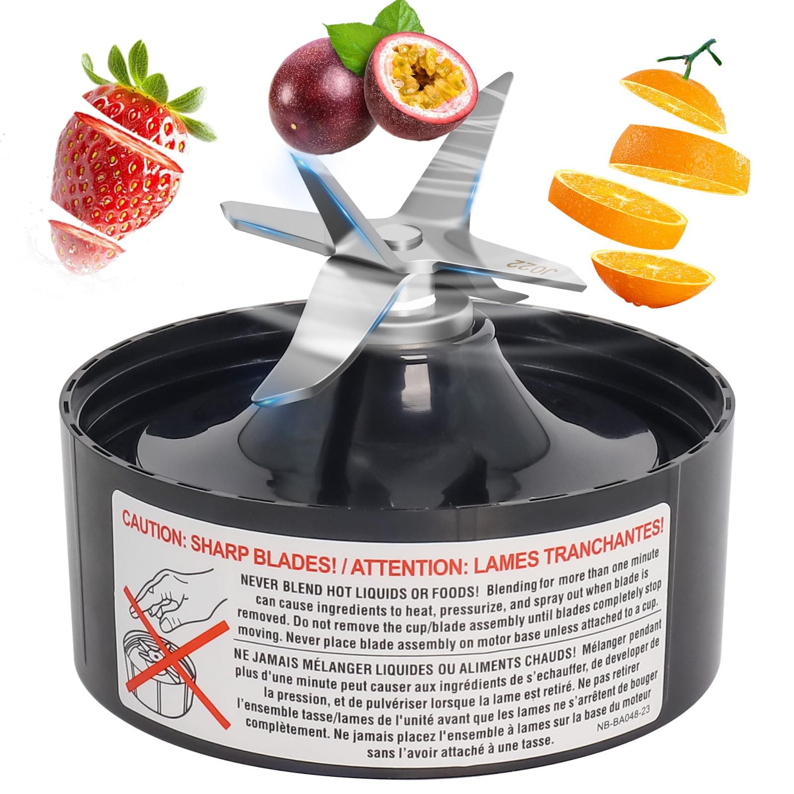 Replacement Parts Compatible with Nutribullet Lean NB-203, Pro Extractor Blade Replacement Compatible with NutriBullet Lean,Nutribullet Prime,Nutribullet Balance