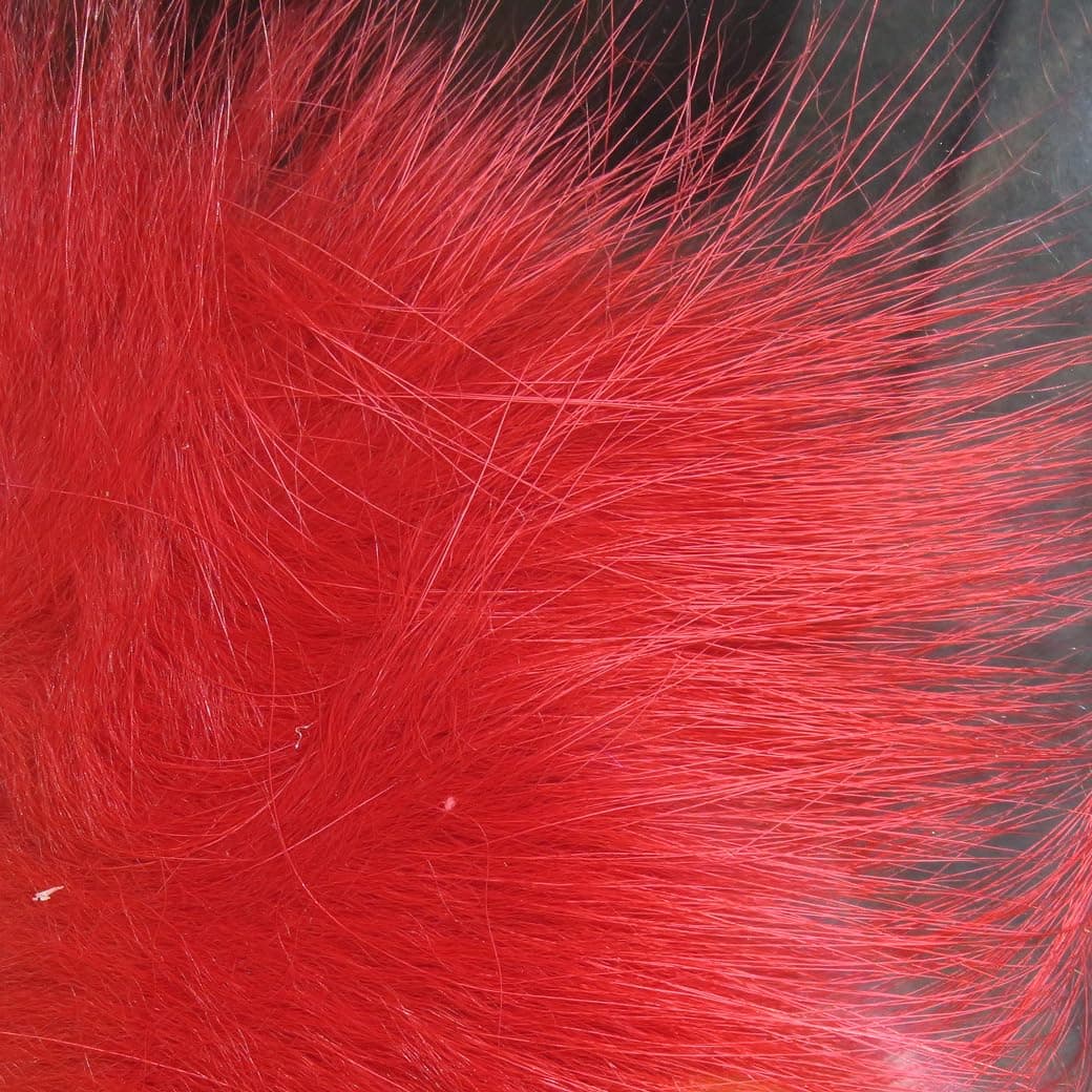 Hareline Fly Tying Arctic Fox Hair - Red