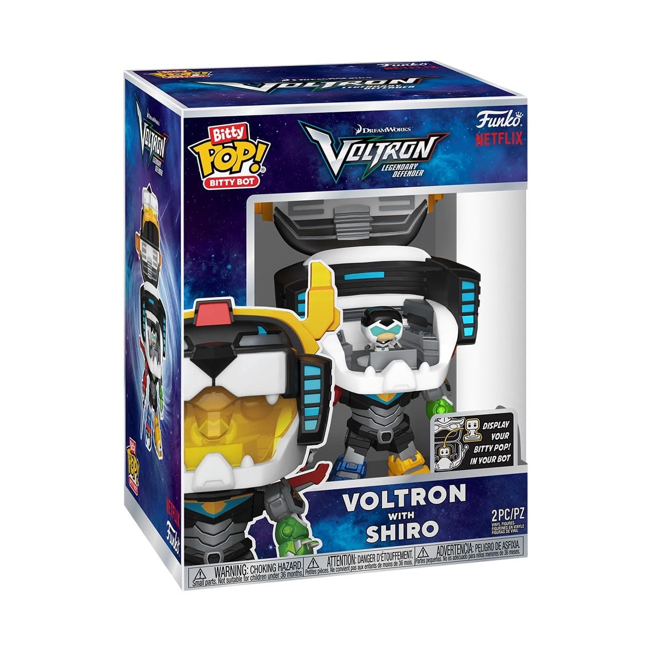 Pop! Bitty Bots: Voltron - Voltron with Shiro