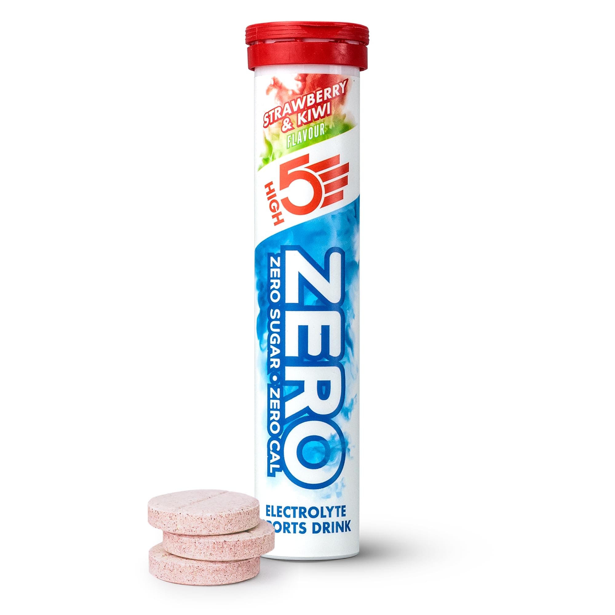 ZERO Electrolyte Tablet - Hydration Tablets Enhanced with Vitamin C - 0 Calories & Sugar Free - Boost Hydration, Performance & Wellness - Strawberry & Kiwi, 20 Tablets (20x, Pack of 1)