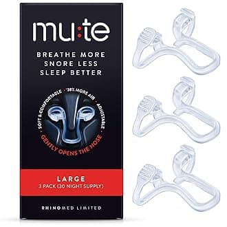 Rhinomed Mute Nasal Dilator for Snore Reduction