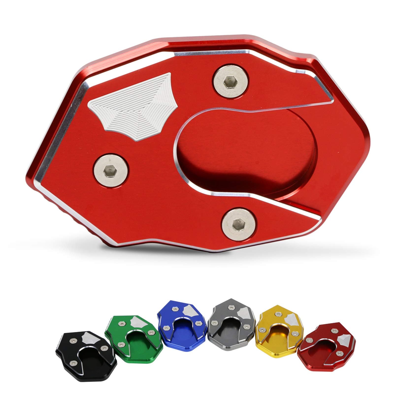 Motorcycle Kickstand Extender Foot Side Stand Extension Pad Support Plate For Kawasaki Z650 Z900 Z1000 Z1000SX ER-6N ZX6R ZX10R