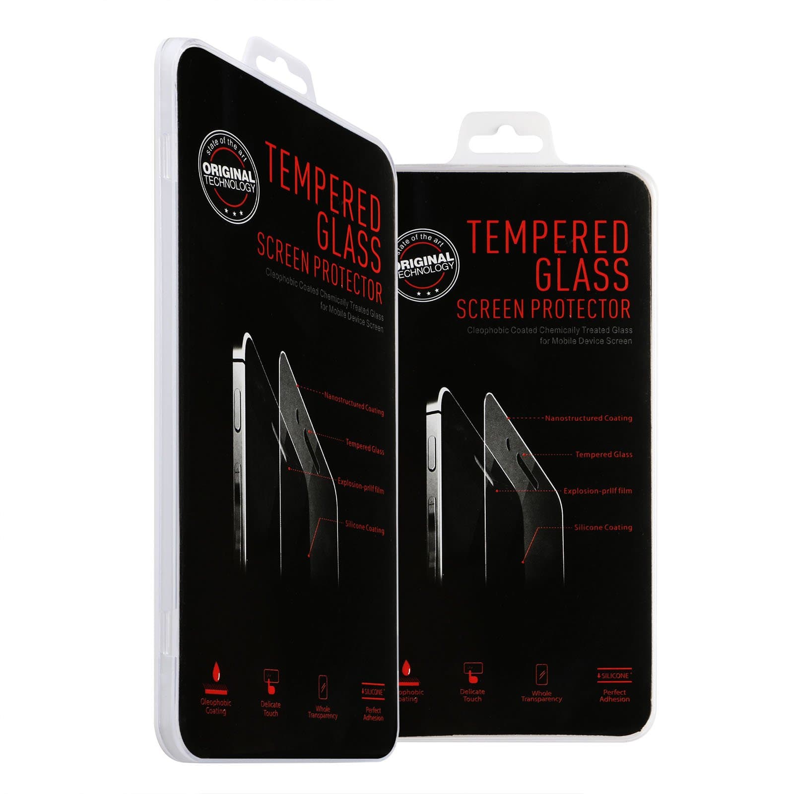 HPcutter Screen Protector Tempered Glass Screen Protector Tempered Glass Mirror Film for Apple iPhone 6 Plus / 6S Plus (iPhone 6 Plus 6S Plus)