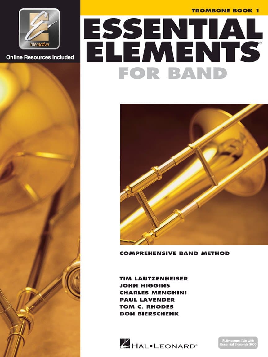 Essential Elements for Band - Trombone Book 1 with EEi Online Resources | Beginner Trombone Method and Sheet Music for Students and Teachers | Step-by-Step Brass Lesson for Classroom and Home Practice