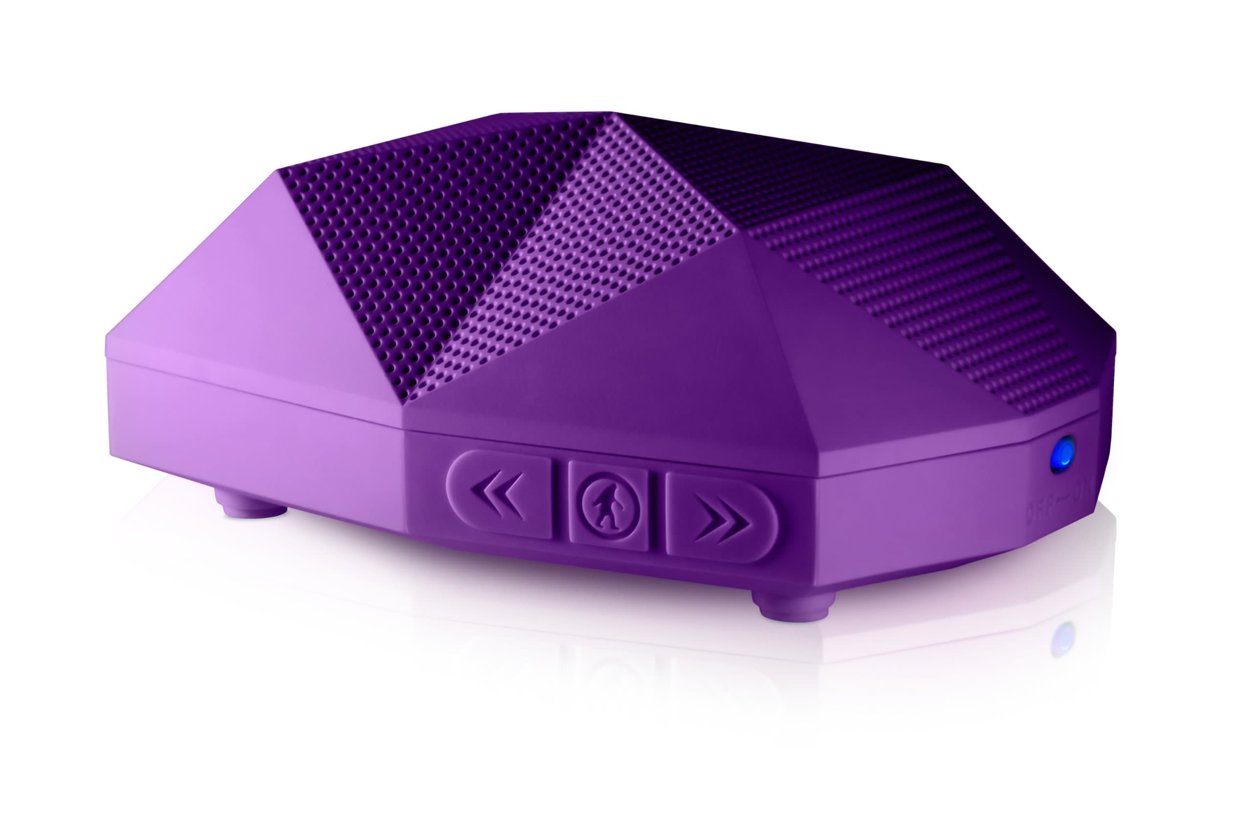 Outdoor Tech OT1800 Turtle Shell 2.0 - Rugged Water-Resistant Wireless Bluetooth Hi-Fi Speaker (Purple)