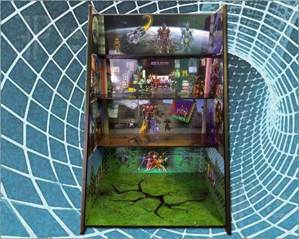 Power Rangers Play and Display Shelving