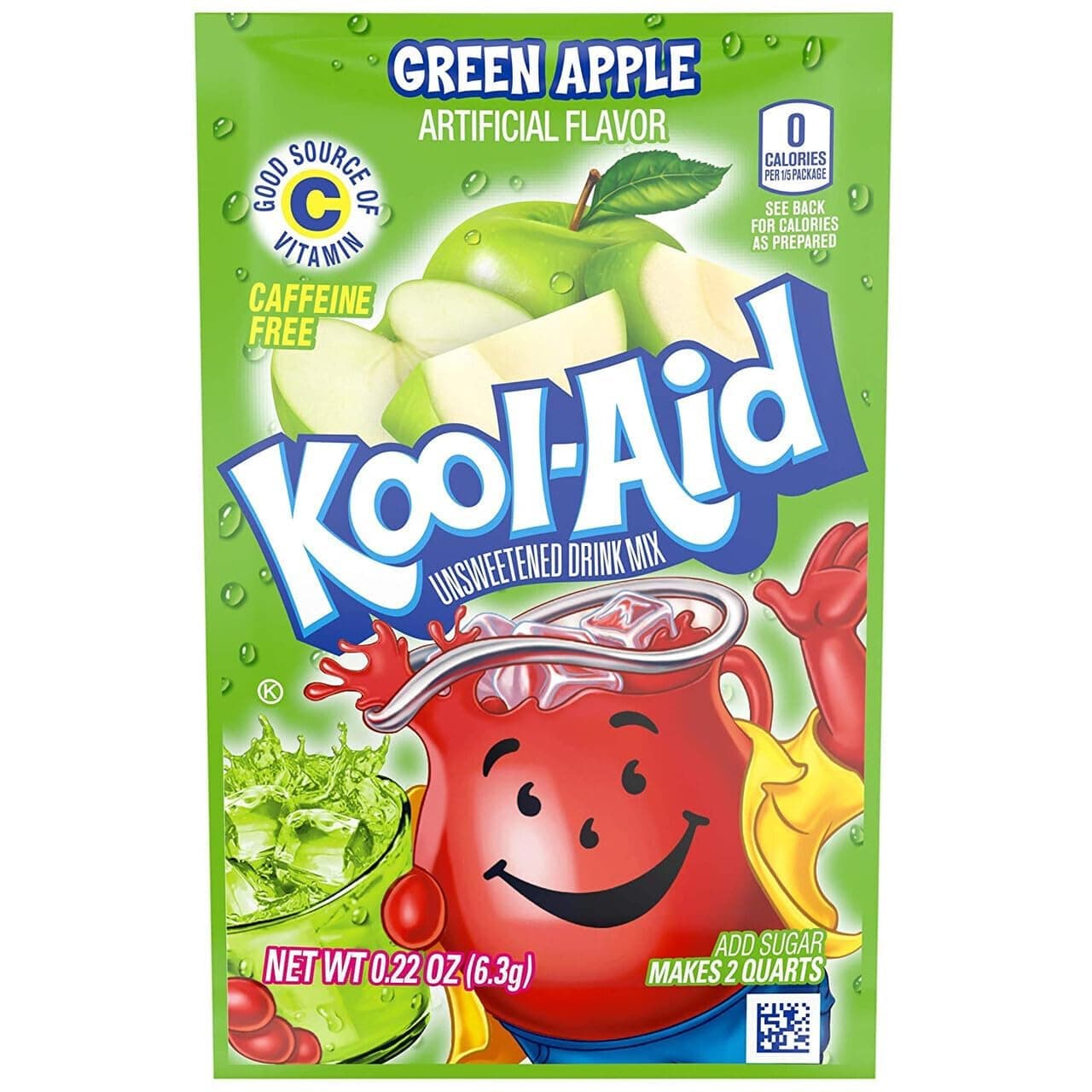 Doofie Deals Kool-Aid Drink Mix - 8 Packets (Green Apple)