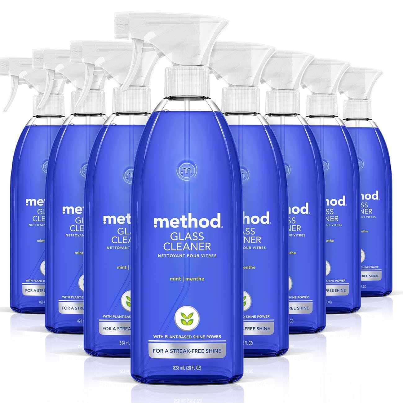 METHOD Glass Cleaner Spray, Mint, 22.8 fl oz (828 ml)