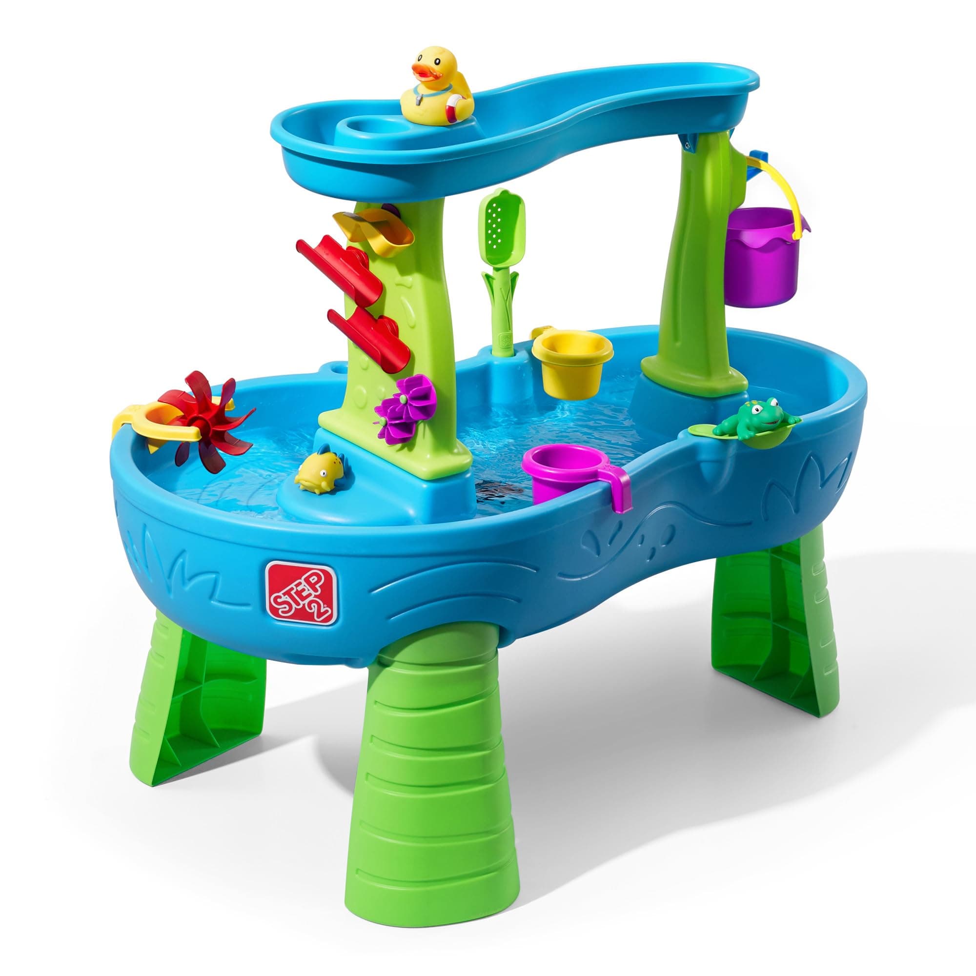 STEP2 Rain Showers Splash Pond Water Table, Multi-Colour, 81.3 x 61 x 99.1 cm, 874600