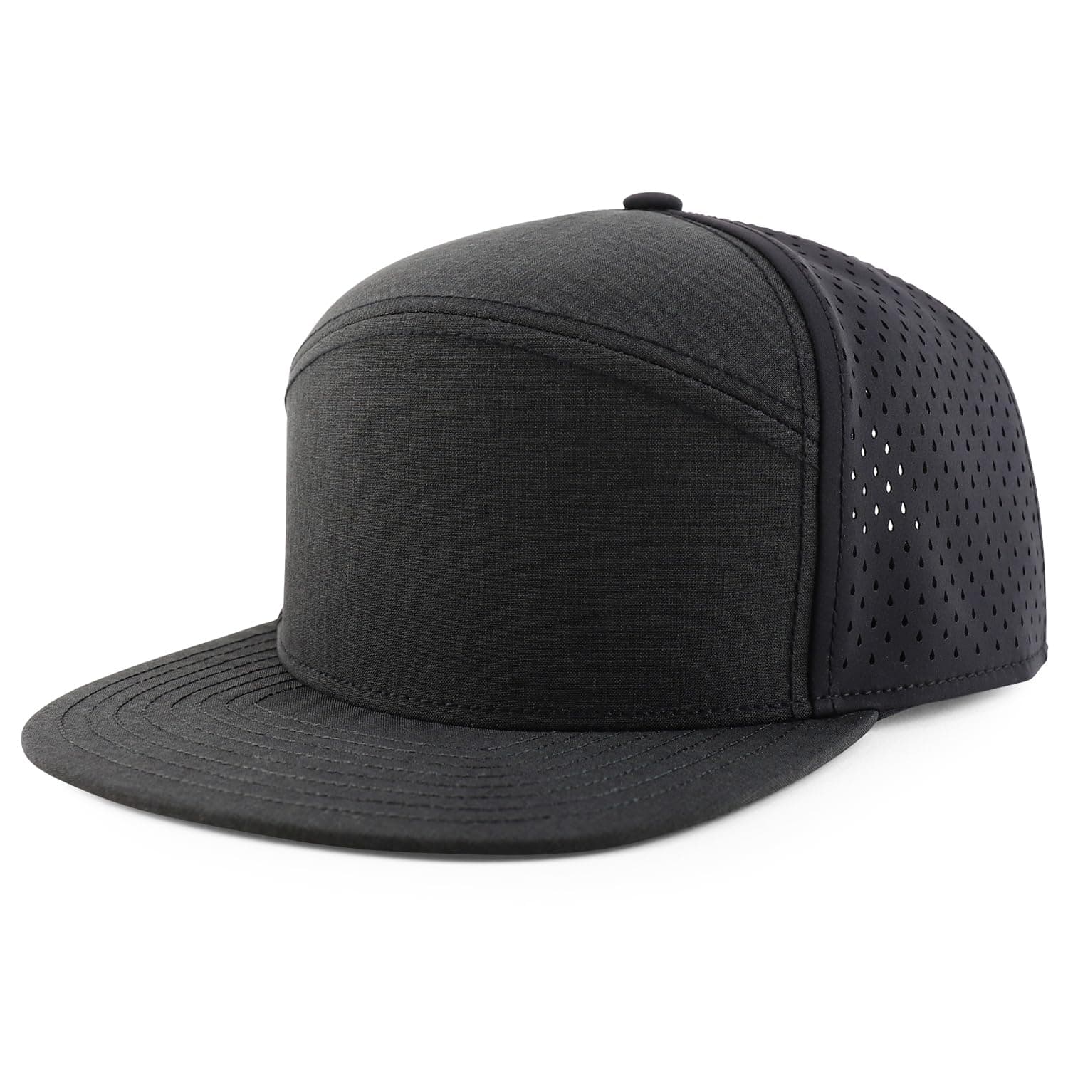 Oversize XXL 6 Panel Camper Style Performance Snapback Cap