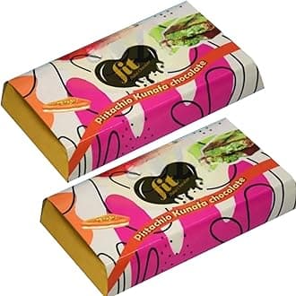 Dubai Chocolate Bar Pistachio Kunafa Fit Chocolate 200g - Sweets Treat Box Dairy Gifts Chocolates Food Snacks Multipack Bar - Kids Snack Sweet Treats Individually Wrapped (Count 2)