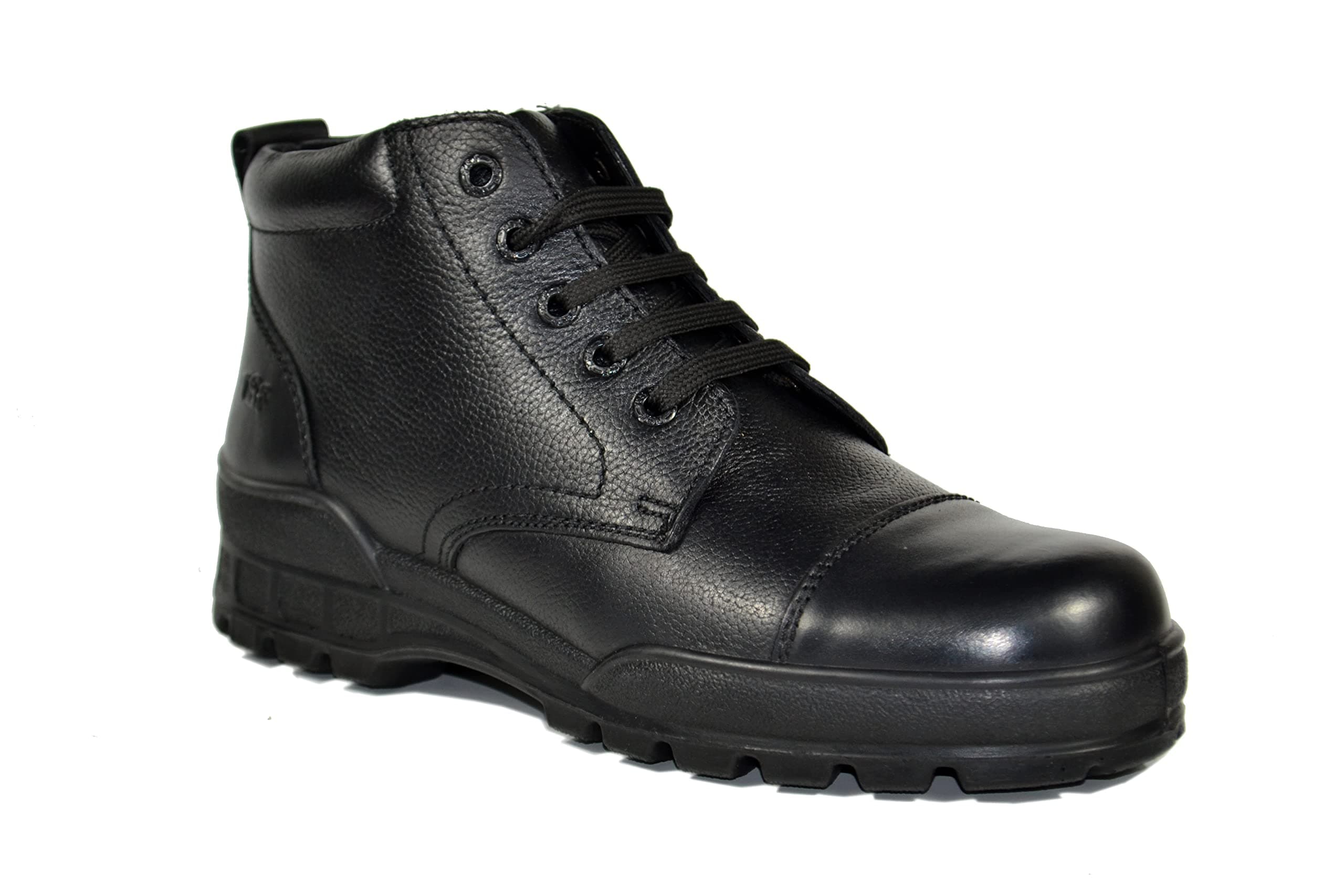TSFMen's Leather Police Boot with Zip