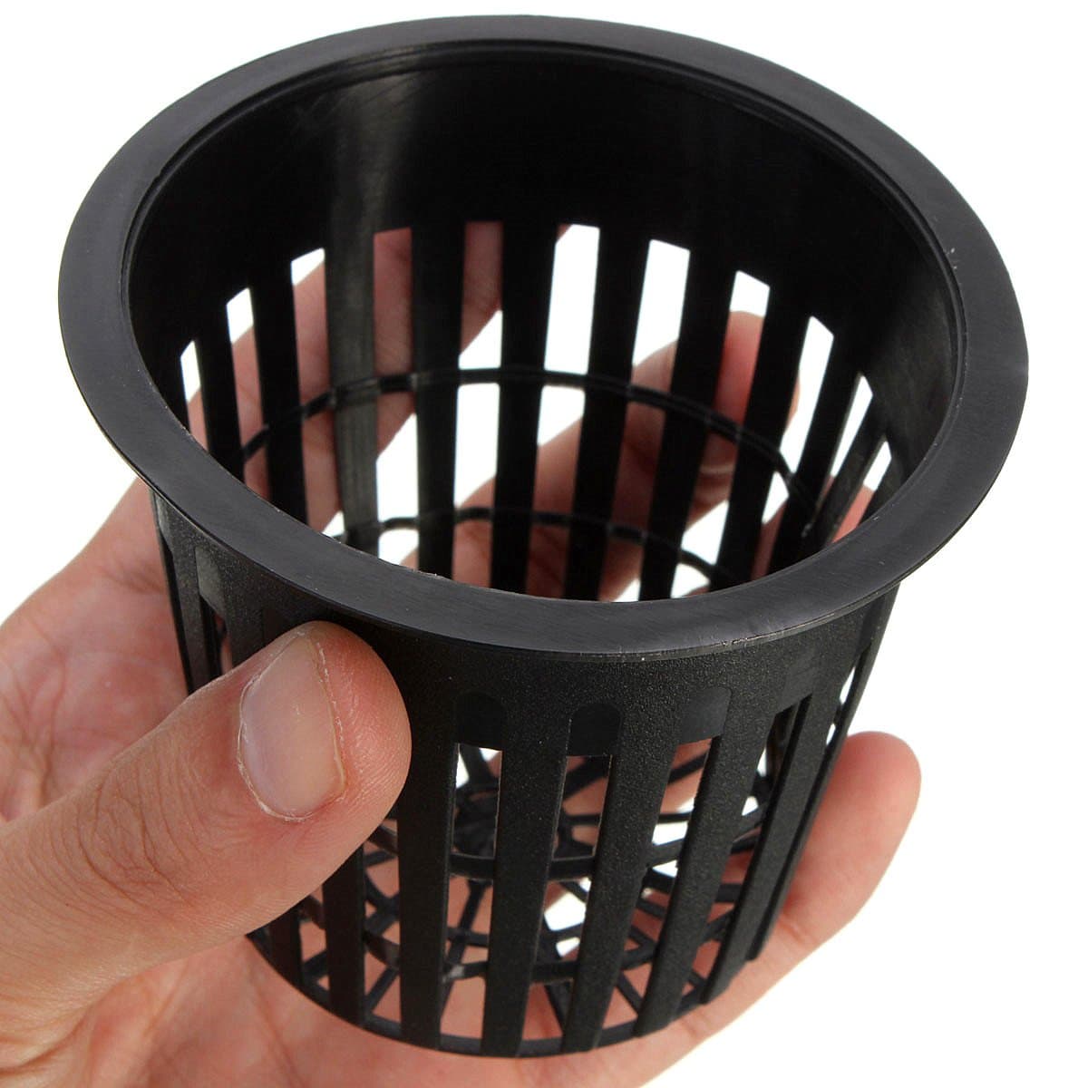 Premium Net Pots: 50-pack. 3-inch net cups, for hydroponics, aquaponics and orchids.