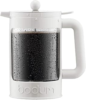 Bodum Bean Coffee Maker, 1.5 L/51 oz, Snow