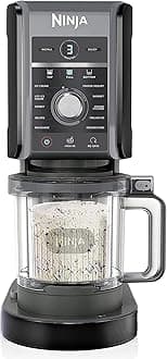 Ninja (Refurbished) NC501 CREAMi Deluxe 11-in-1 Ice Cream & Frozen Treat Maker with 2 XL Family Size Pint Containers, Black (Renewed)