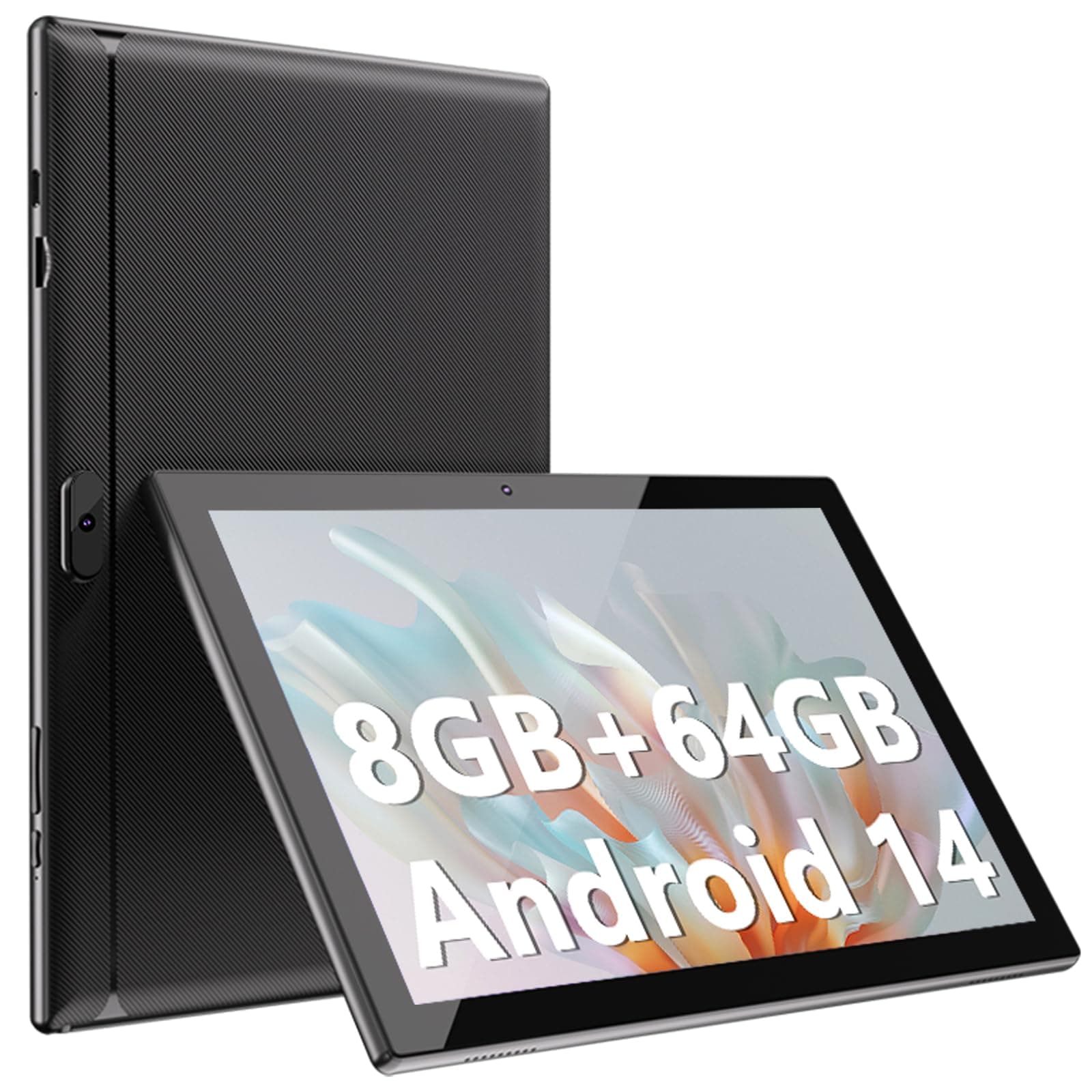 ATOZEE 10 Inch Tablet, Android 14 Tablets 8GB RAM 64GB ROM 1024GB Expand Tableta 2MP+ 8MP Camera Bluetooth WiFi-6 Tablet Computer 10.1 in Tablet IPS 10" HD Display 6000mAh Long Battery Life Tabletas